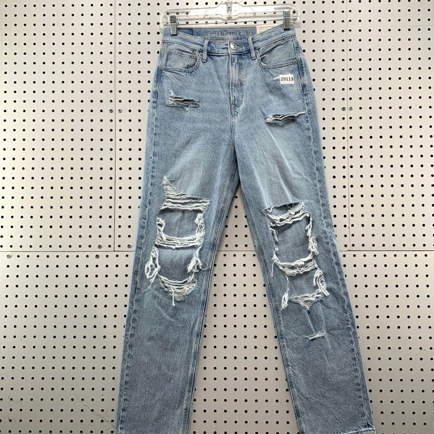 American Eagle Outfitters American Eagle Jeans 90s Boyfriend High Rise Denim 26x30 Blue Womens Size 2 XS? 2 Size 26" / US 2 / IT 38 - 2 Thumbnail