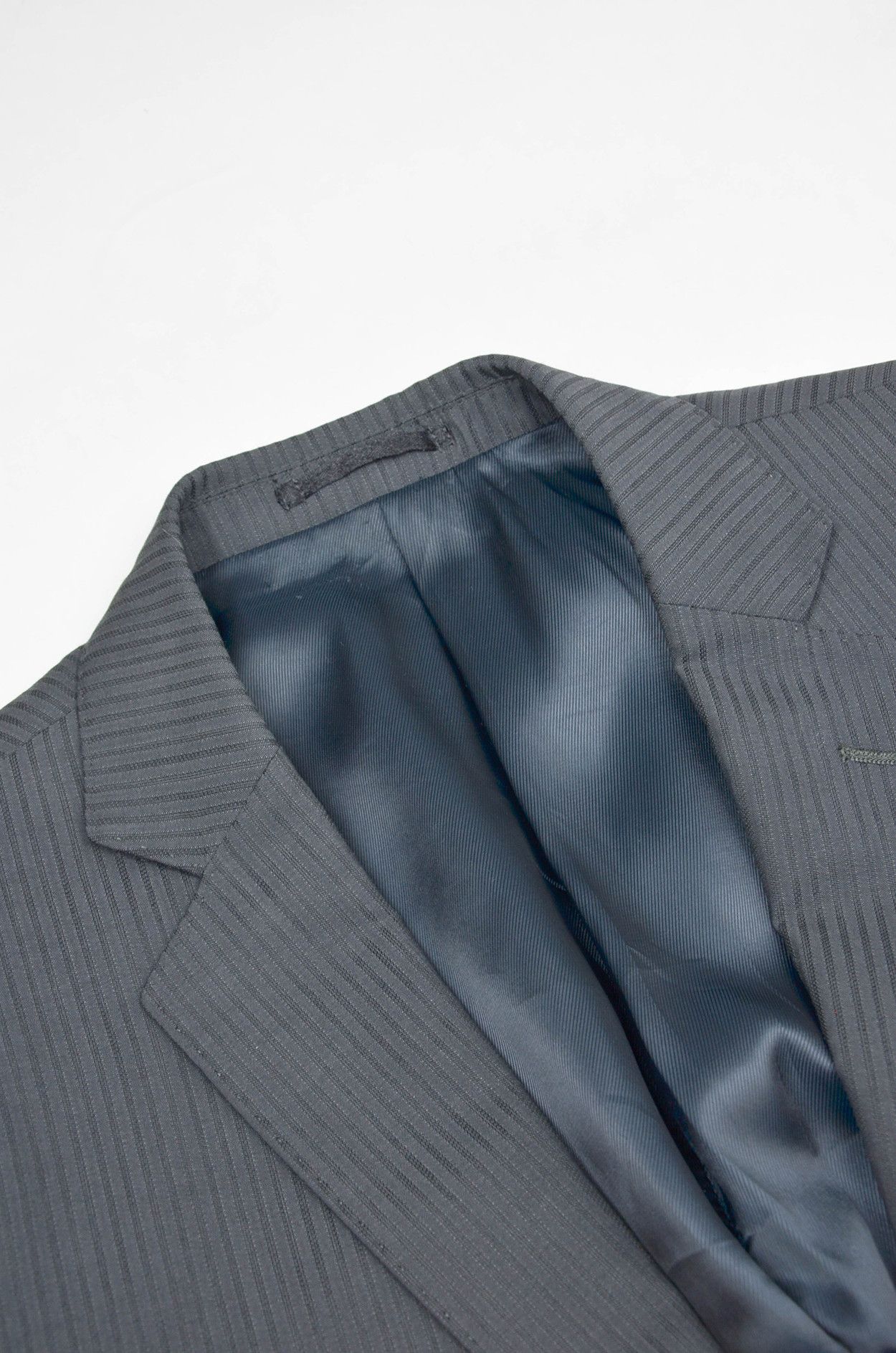Balmain Balmain Paris Classic Blazer – Gray Pinstripe – Size 48R Size 48R - 7 Thumbnail