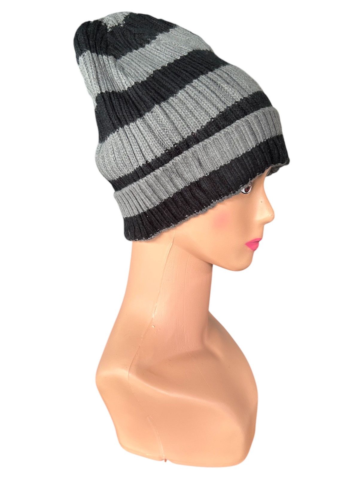 Japanese Brand × Kapital × Vintage Stripe Japanese Style knitt Beanie Hats Size ONE SIZE - 1 Thumbnail