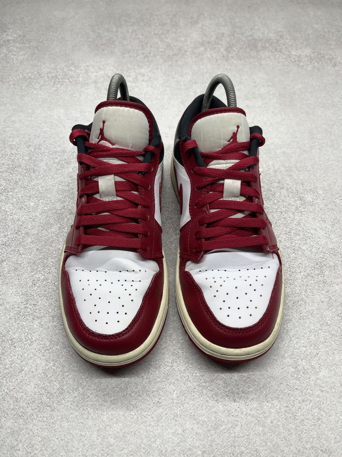 Womens Nike Air Jordan 1 Low Sneakers Red/Black