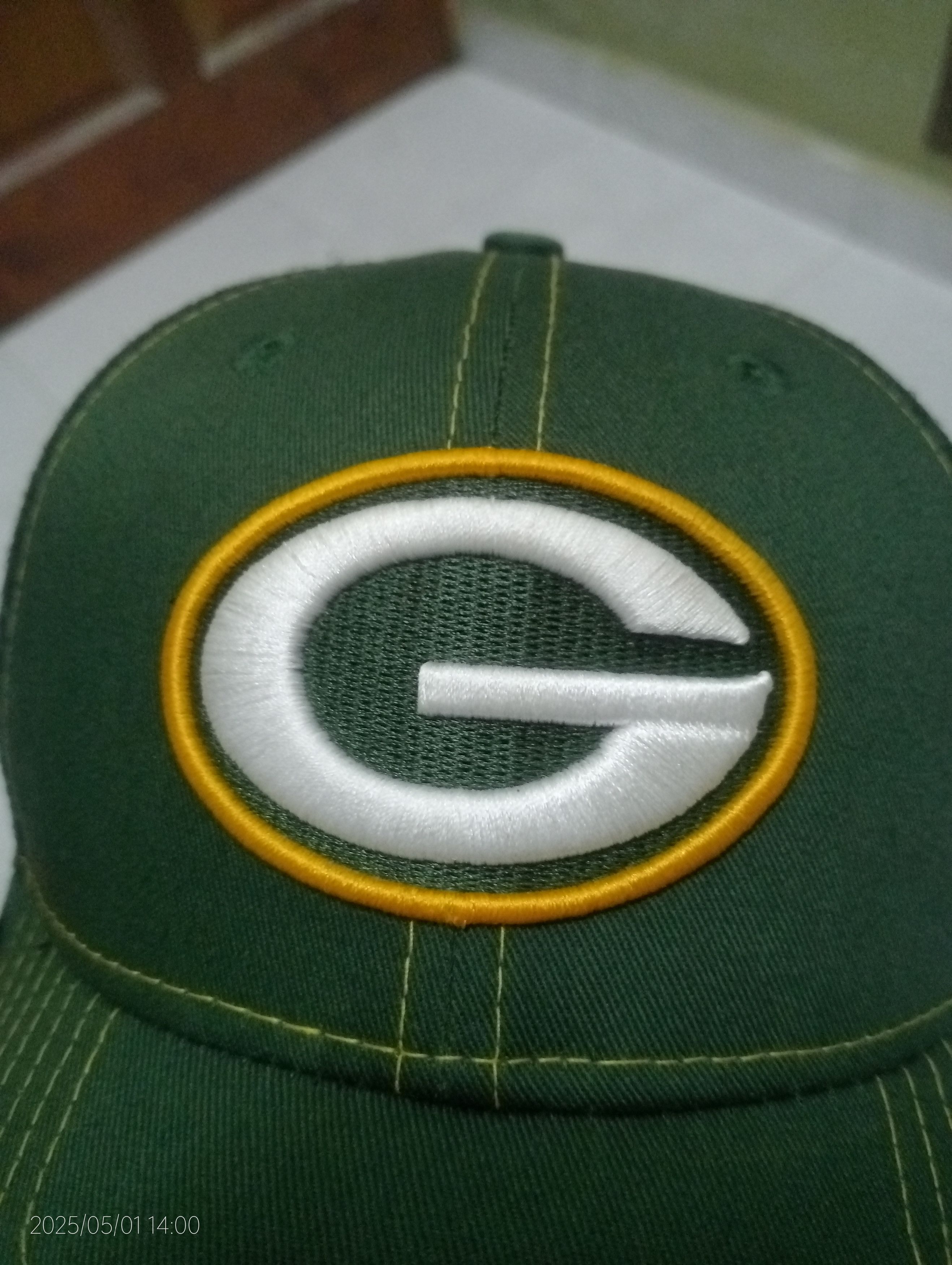 NFL × New Era NEW ERA 39THIRTY NFL Green Bay Packers Small Medium Hat Size ONE SIZE - 10 Thumbnail
