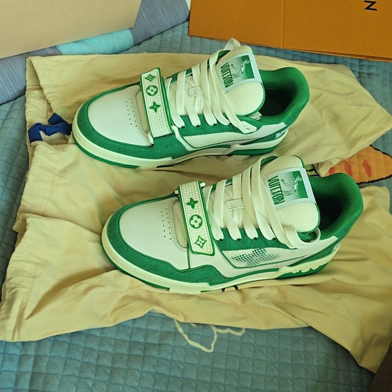 Louis Vuitton Louis Vuitton Trainer Low Top Fashion Sneakers -2508 Size US 7.5 / EU 40-41 - 1 Thumbnail