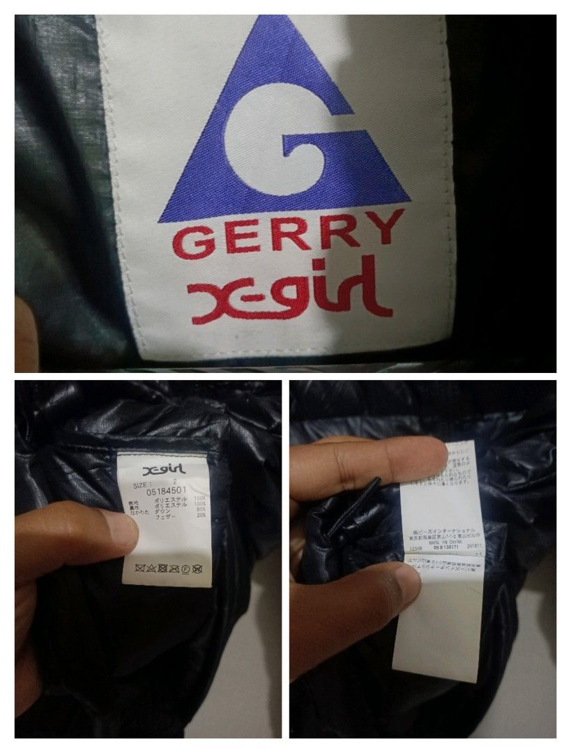 Japanese Brand X-girl x gerry down jacket Size US M / EU 48-50 / 2 - 8 Thumbnail