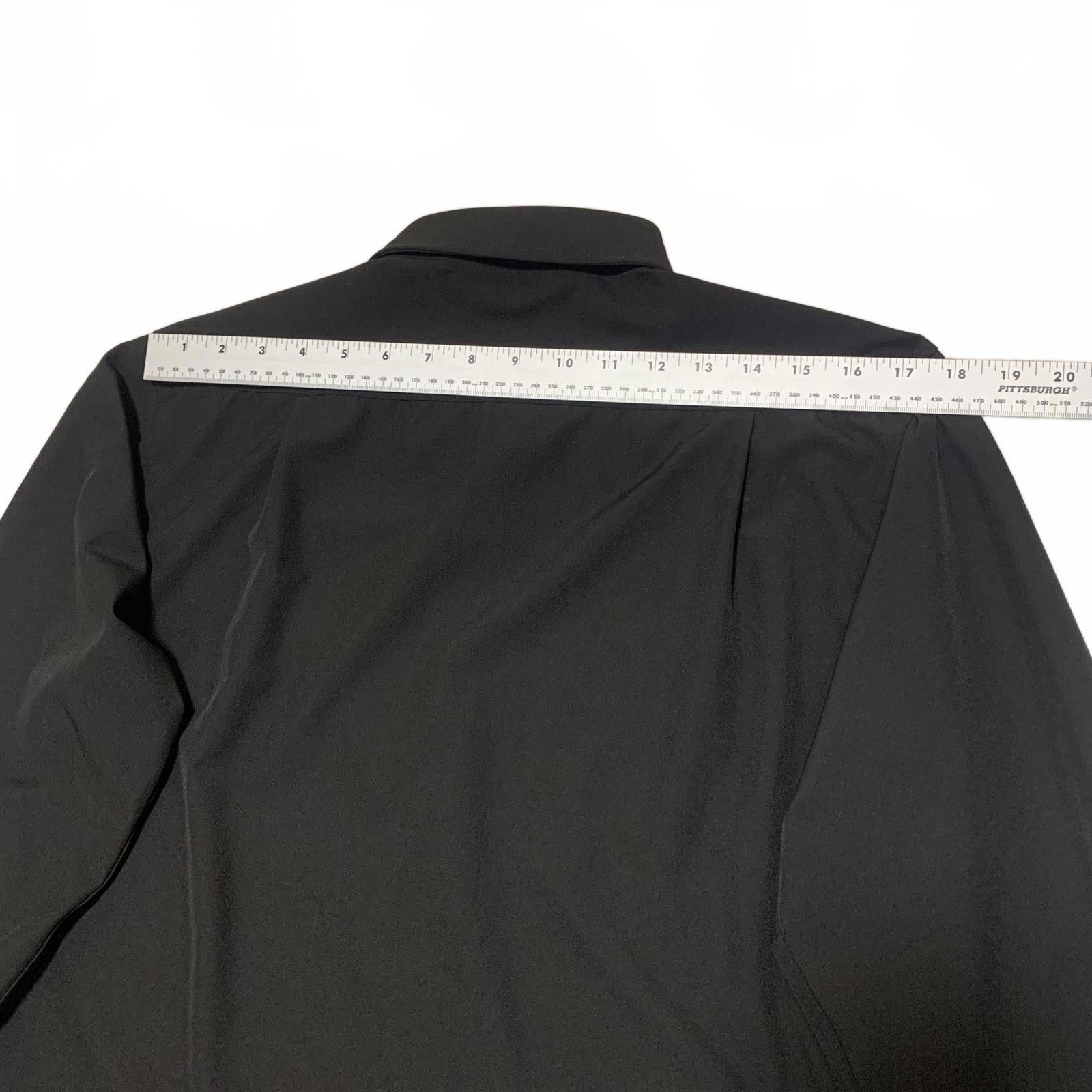 Other Rugby University Men's M Black Long Sleeve Dress Shirt Size 38R - 8 Thumbnail