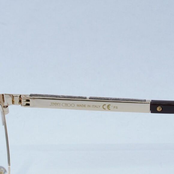Jimmy Choo Jimmy Choo JC192 04IN 00 Eyeglasses Brown/Gold 54mm Frame Size ONE SIZE - 5 Thumbnail