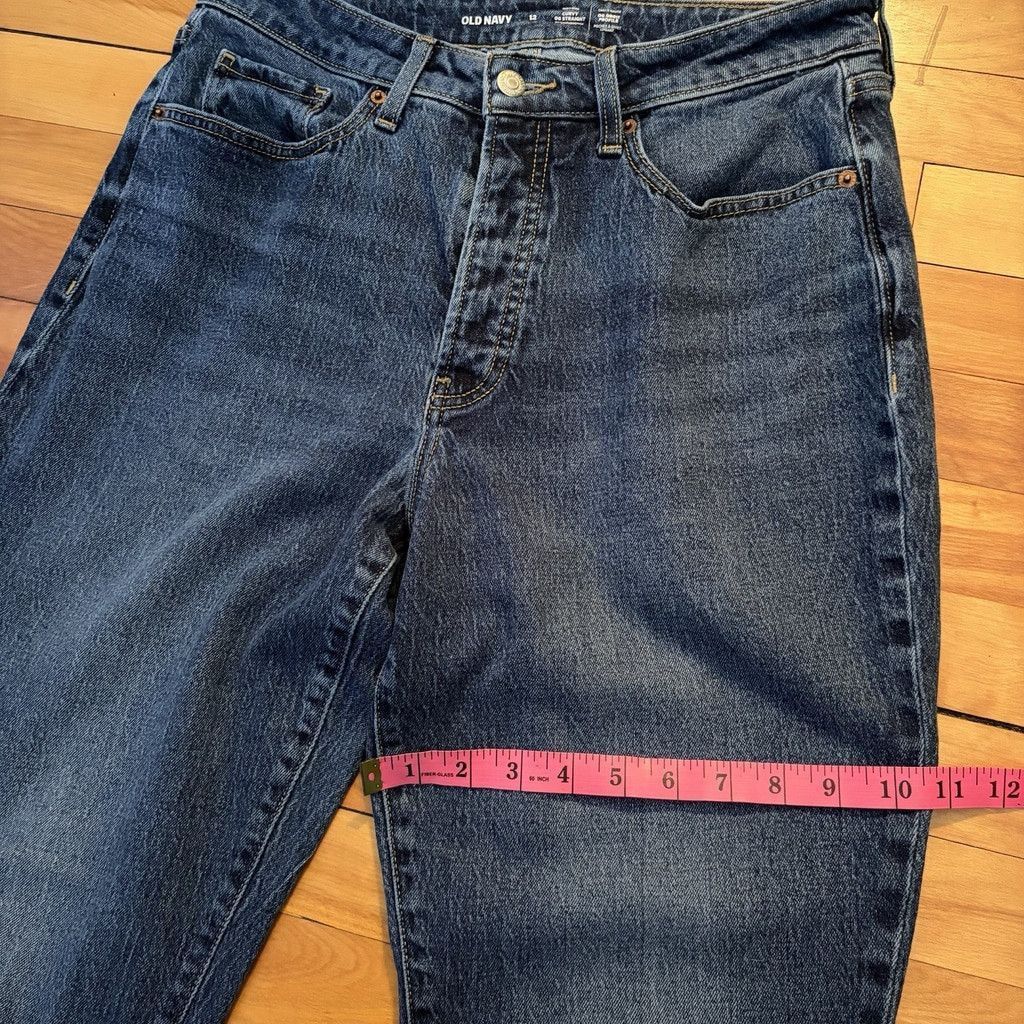 Old Navy Old Navy OG Straight Jeans - Size 12 Size 34" / US 12 / IT 48 - 7 Thumbnail