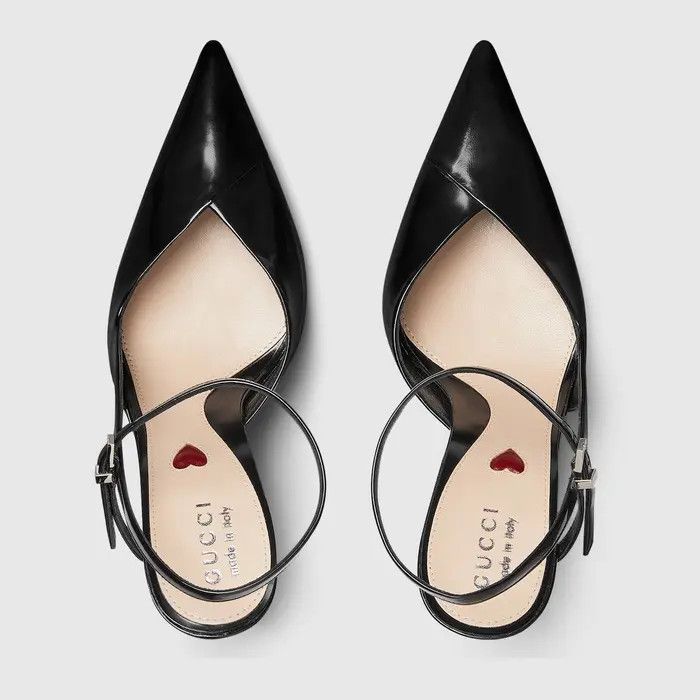 Gucci o1s1wg110425 High-Heeled Pumps in Black Size US 10 / IT 40 - 5 Thumbnail