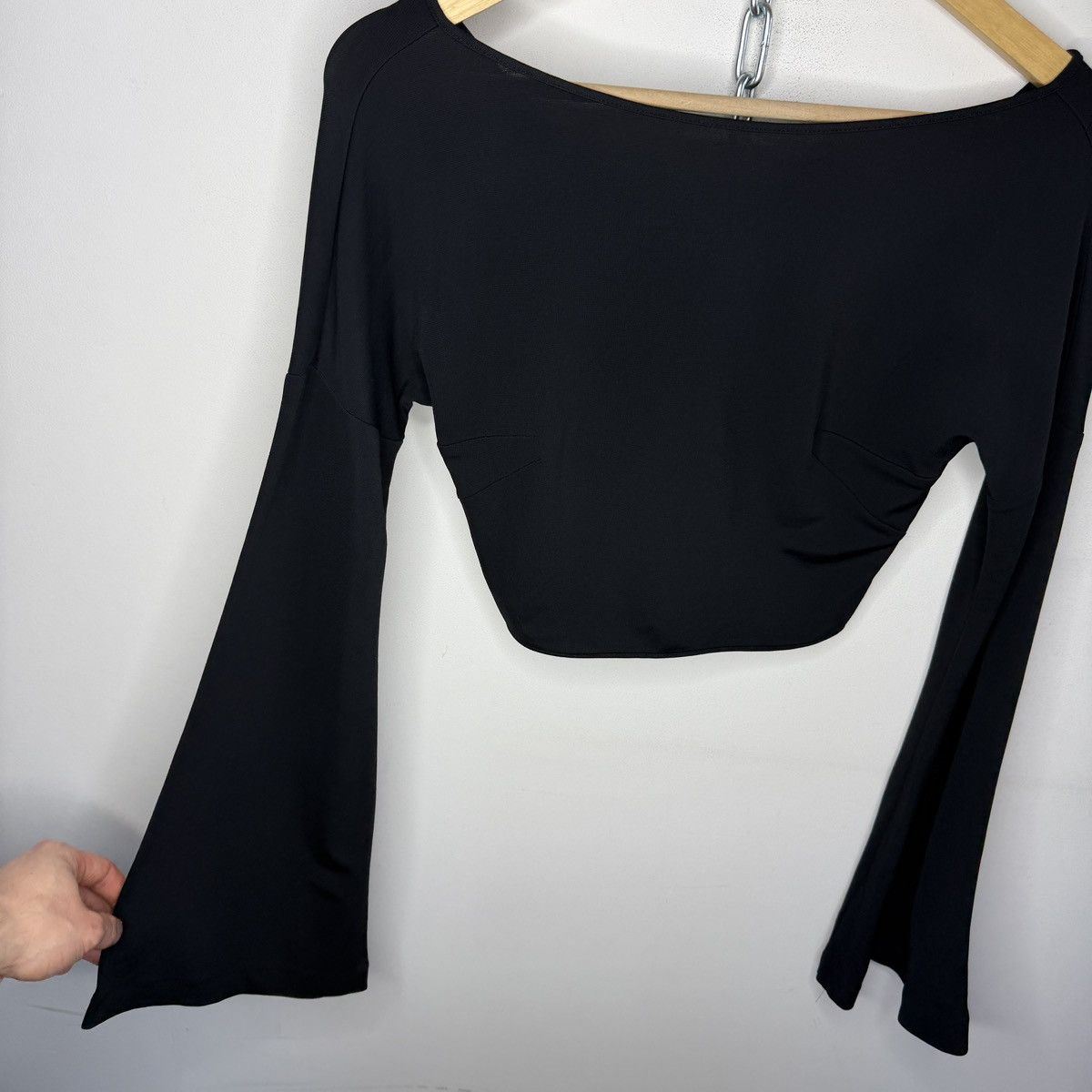 Dolce & Gabbana Longsleeve Dolce & Gabbana D&G Flared Wide Sleeves Crop Y2K Size M / US 6-8 / IT 42-44 - 3 Thumbnail