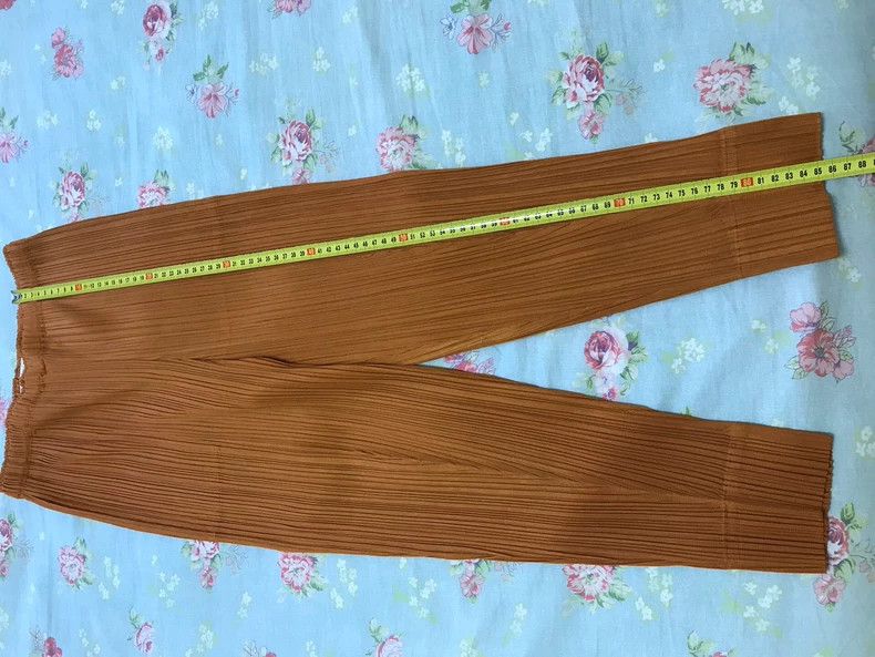Issey Miyake Issey Miyake Caramel-colored pleated pants Size 25" / US 0 / IT 36 - 4 Thumbnail