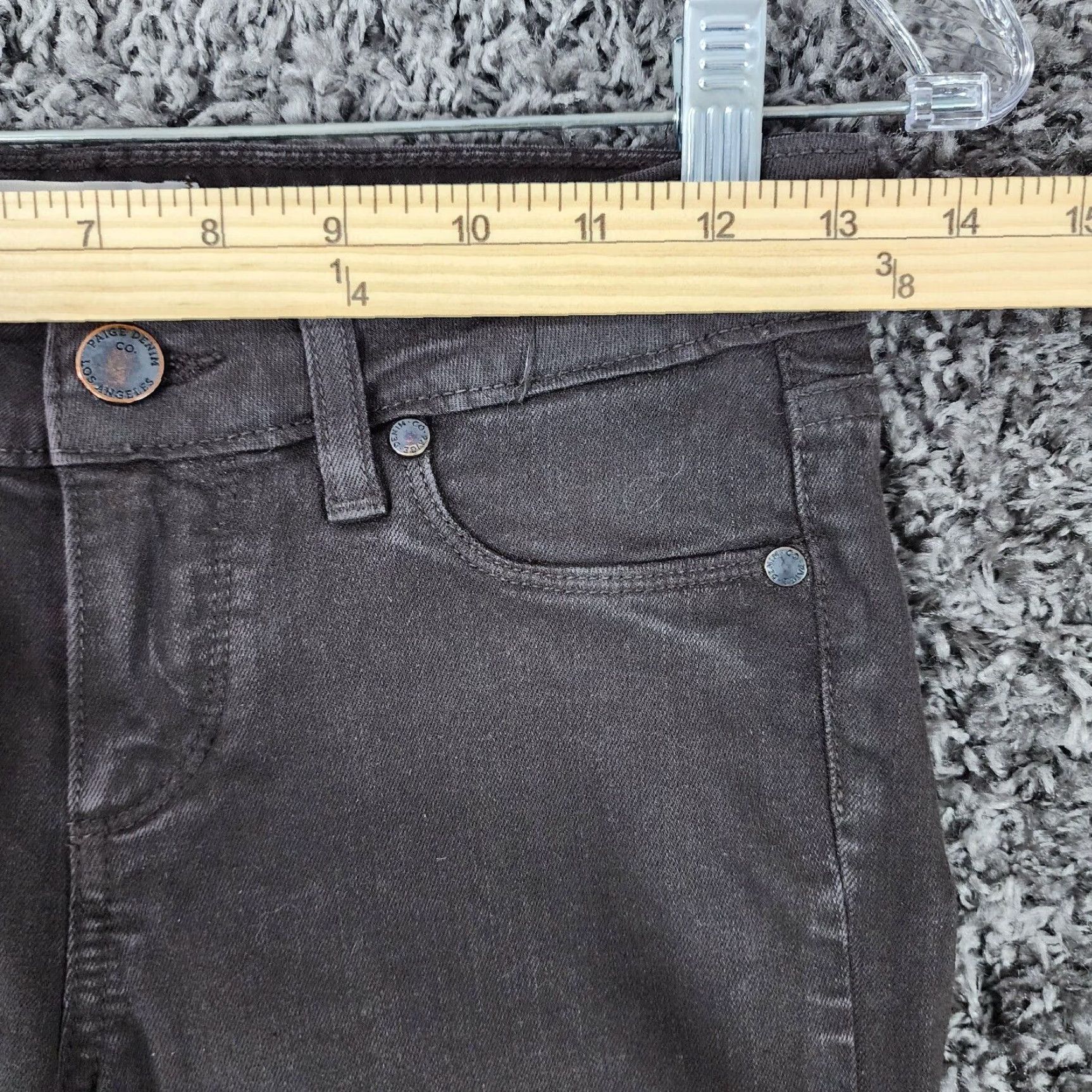 Paige Paige Verdugo Ultra Jeans Skinny Womens Size 26 Dark Brown Stretch 30in Inseam Mens? Women. Size 26" / US 2 / IT 38 - 4 Thumbnail