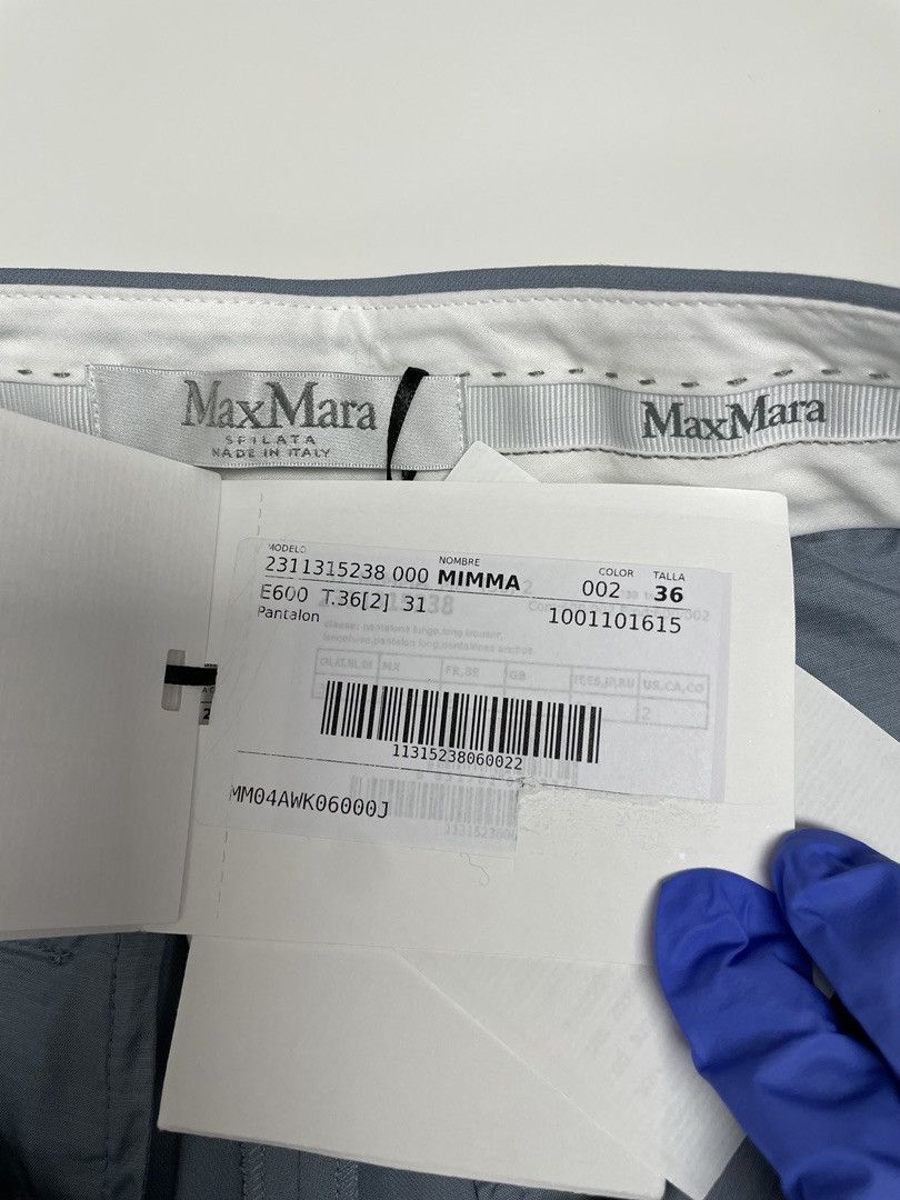 Max Mara MAX MARA Womens Mimma Pleated Wide-Leg Pants Size 26" / US 2 / IT 38 - 13 Thumbnail