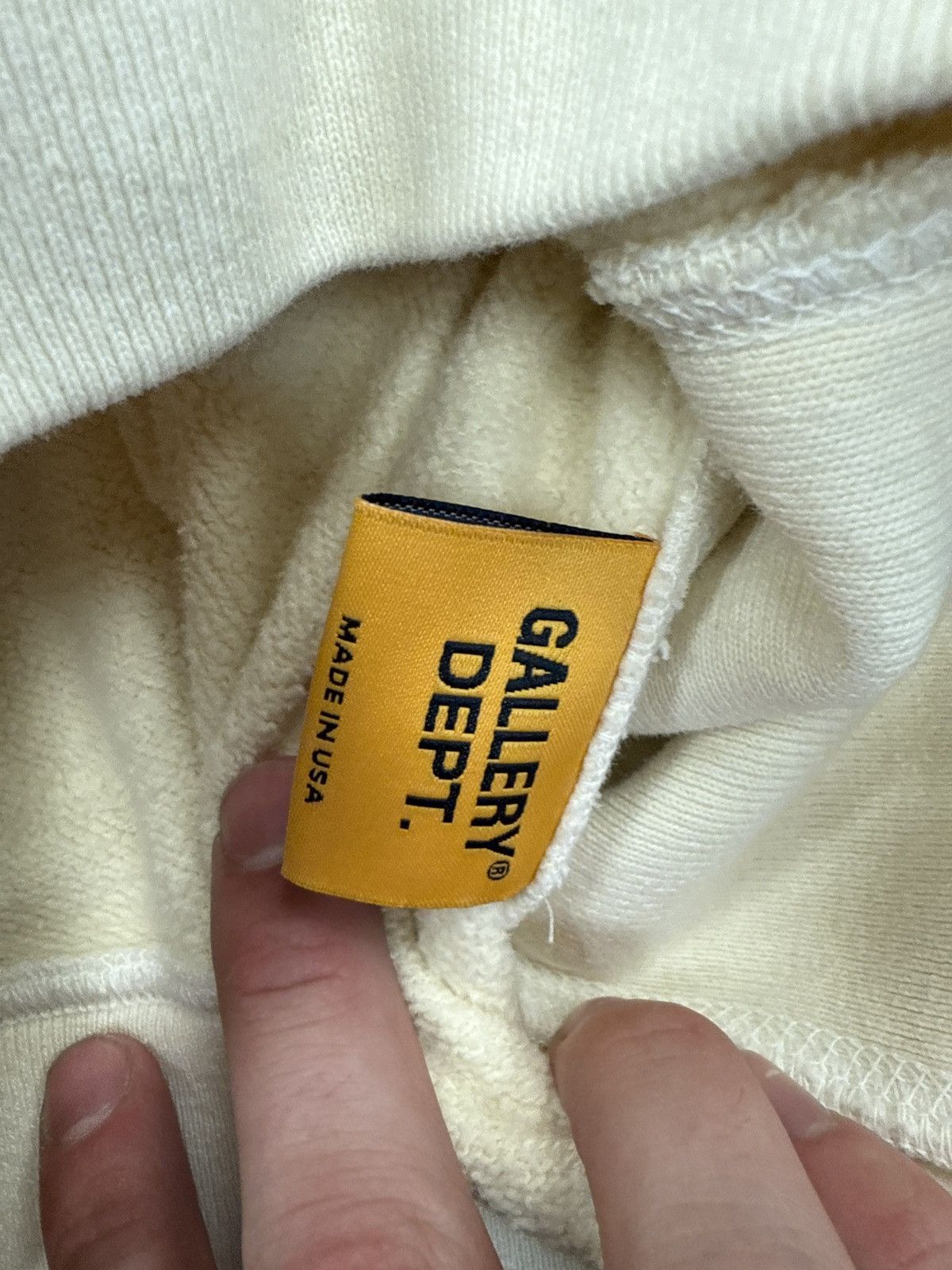 Gallery Dept. Gallery dept cream logo hooded sweatshirt small Size US S / EU 44-46 / 1 - 3 Thumbnail