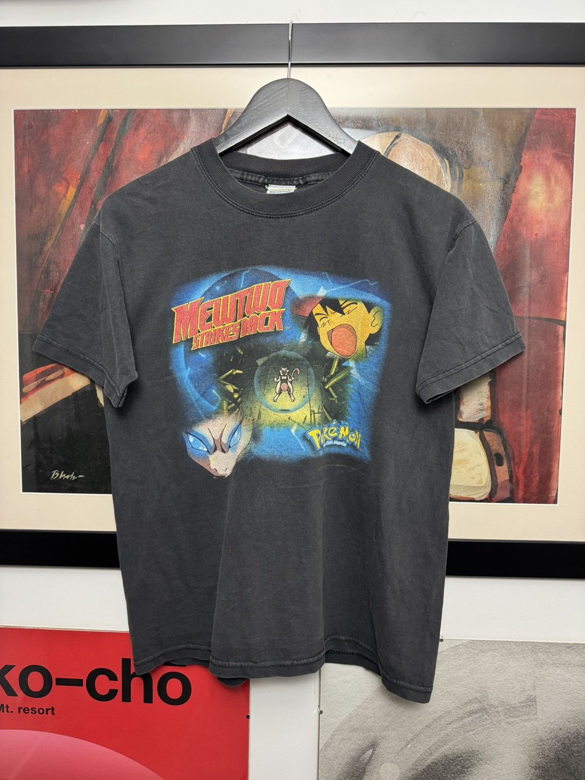 Pokemon 90s Pokemon Mewtwo Strikes Back Print Anime Tee Og 1998 Rare Size US M / EU 48-50 / 2 - 1 Thumbnail