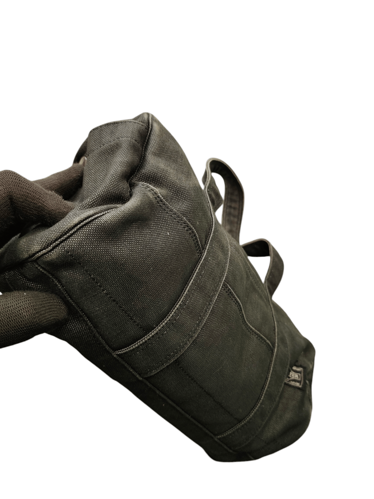Porter Vintage Porter Japan Black Faded Canvas Small Boston Bag Size ONE SIZE - 9 Thumbnail