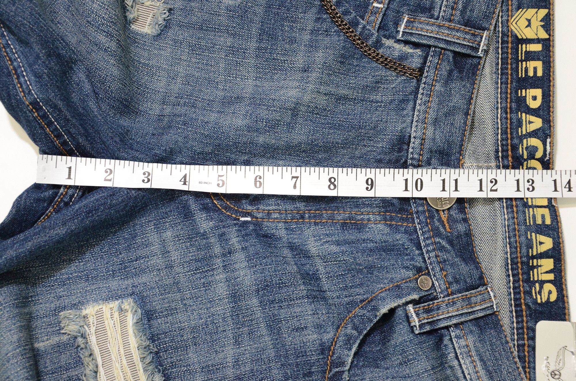Other Le Paco Jeans Y2K New York Ripped Hiphop Streetwear Size US 32 / EU 48 - 13 Thumbnail