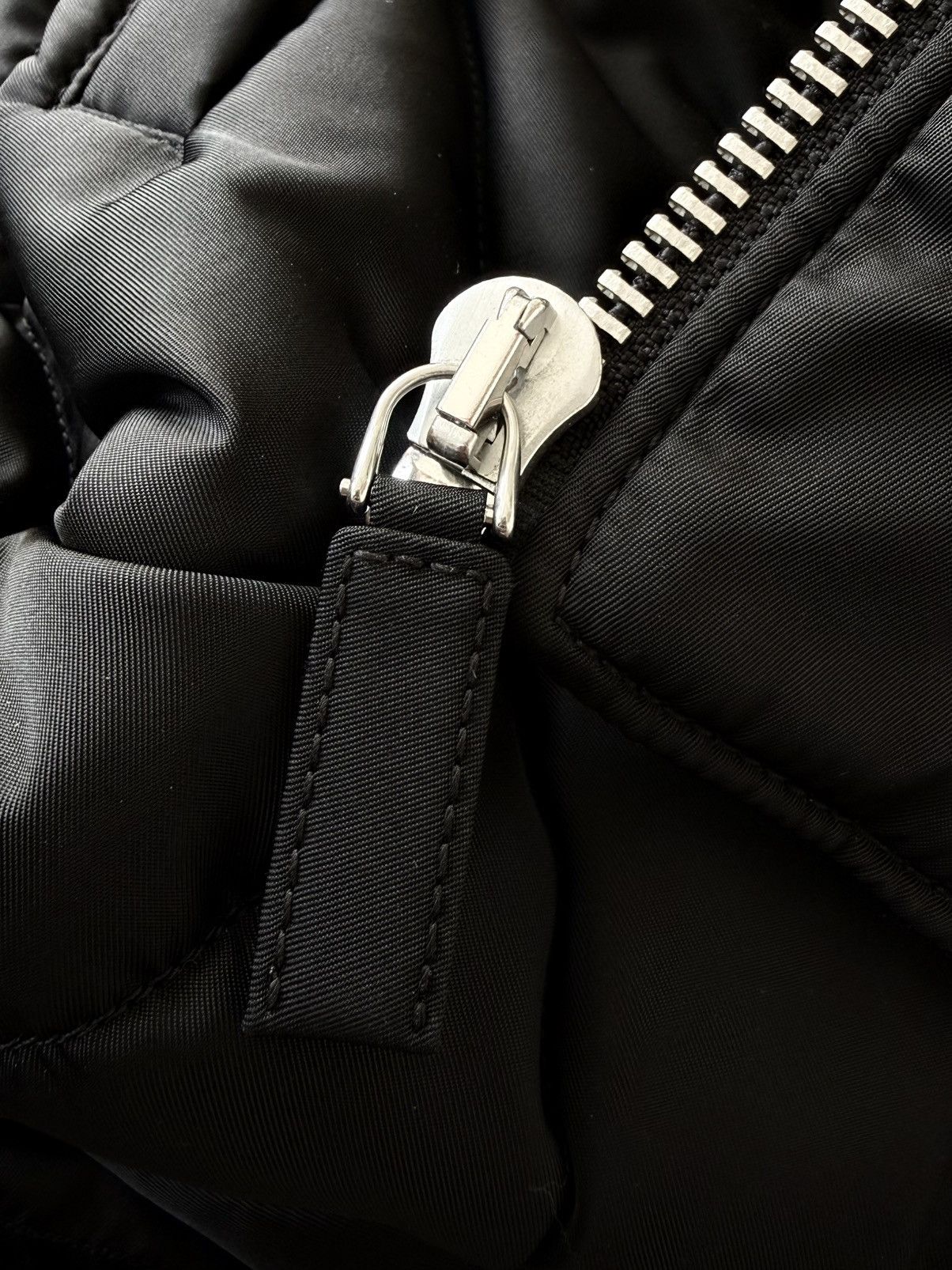 Prada Prada A/W 2022 Re-Nylon Black Bomber Jacket Size US S / EU 44-46 / 1 - 11 Thumbnail