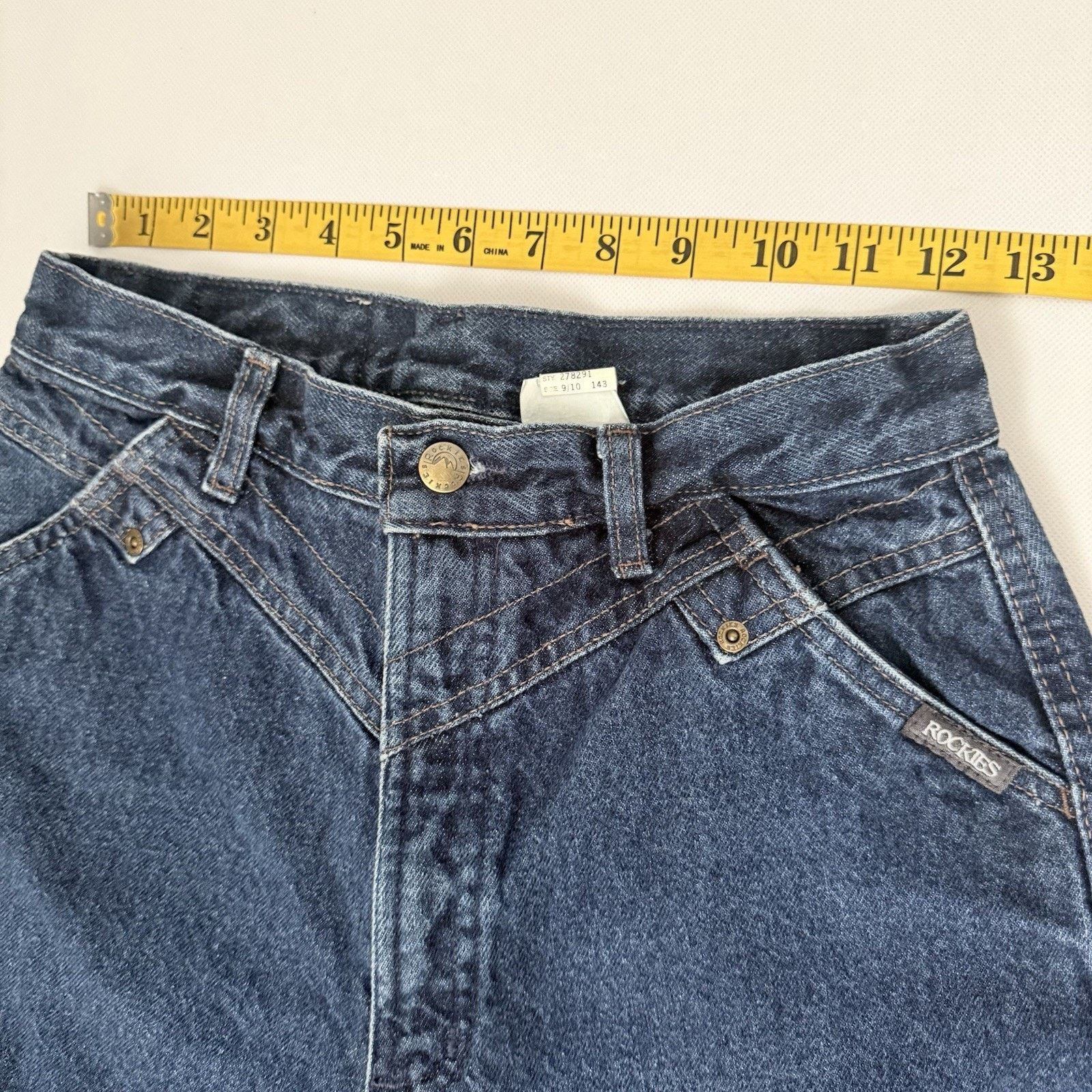 Other Rocky Mountain Jeans High Rise Bareback Western Cowgirl Size 24" / US 00 / IT 34 - 4 Thumbnail