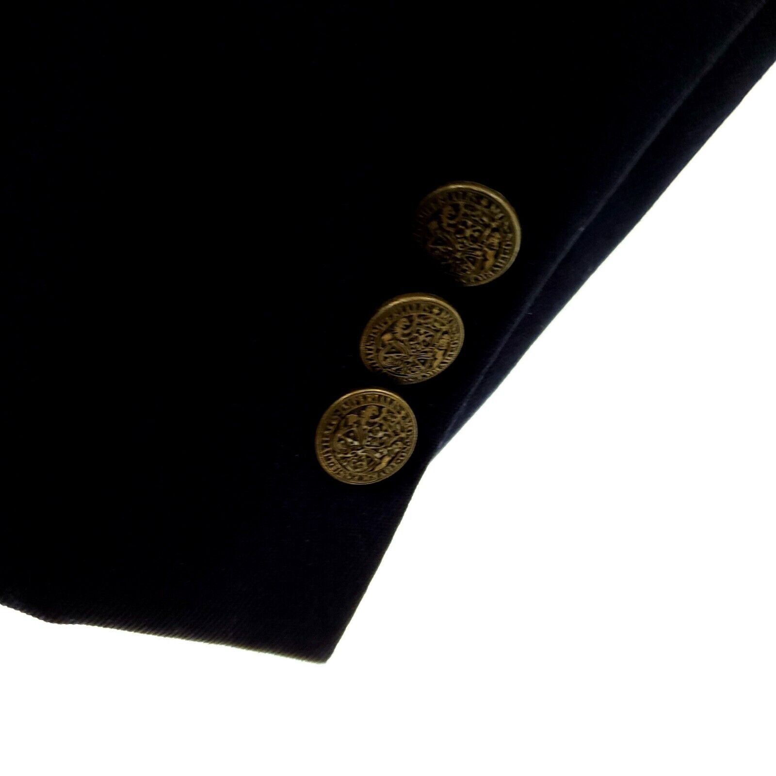 Oscar De La Renta Oscar De La Renta Wool 2 Bronze Button Blazer 46L Or Slim Fi Size 46L - 4 Thumbnail