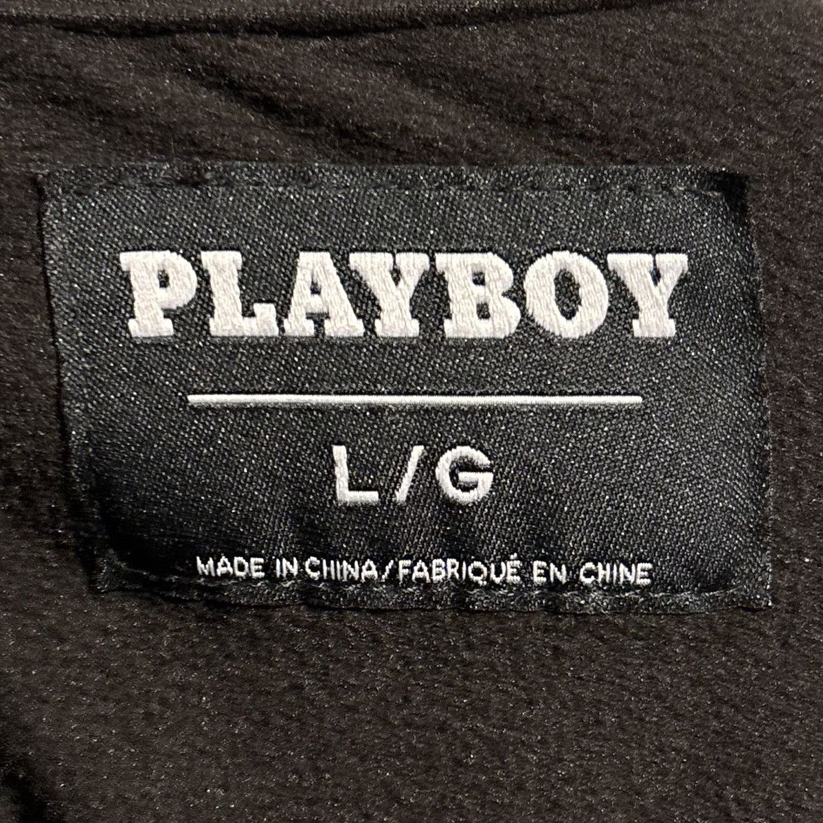 Playboy Playboy Bunny Hefner Long Sleeve Black Sweatshirt Size Large Size US L / EU 52-54 / 3 - 5 Thumbnail