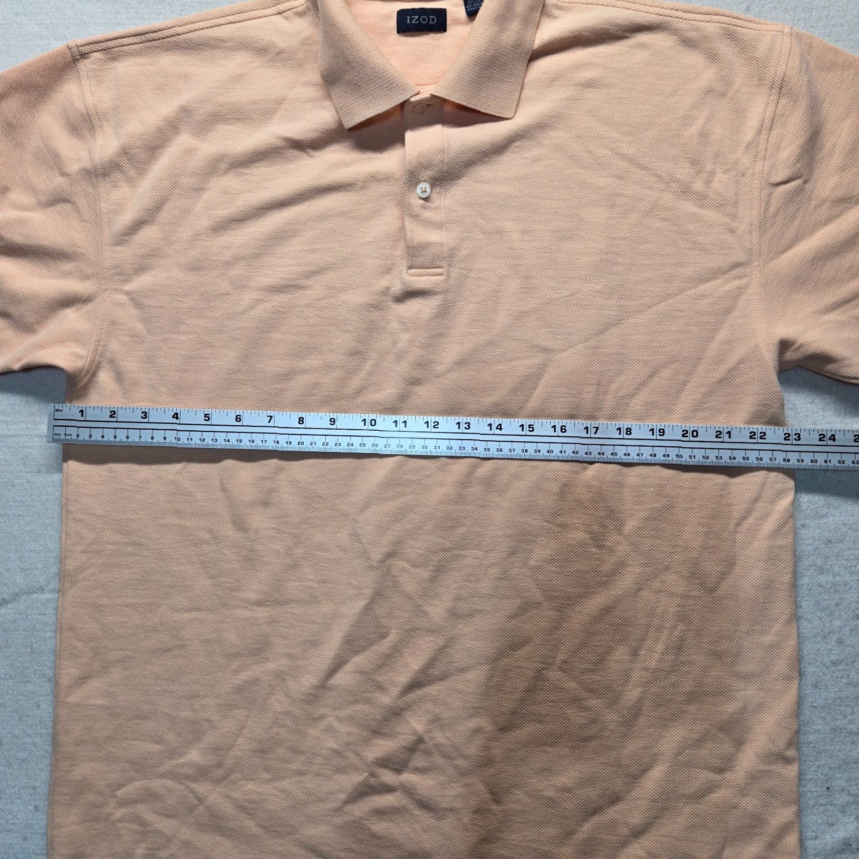 Izod VINTAGE IZOD Polo Shirt Short Sleeve Adult Men's Large Pink Casual All Seasons Size US L / EU 52-54 / 3 - 4 Thumbnail