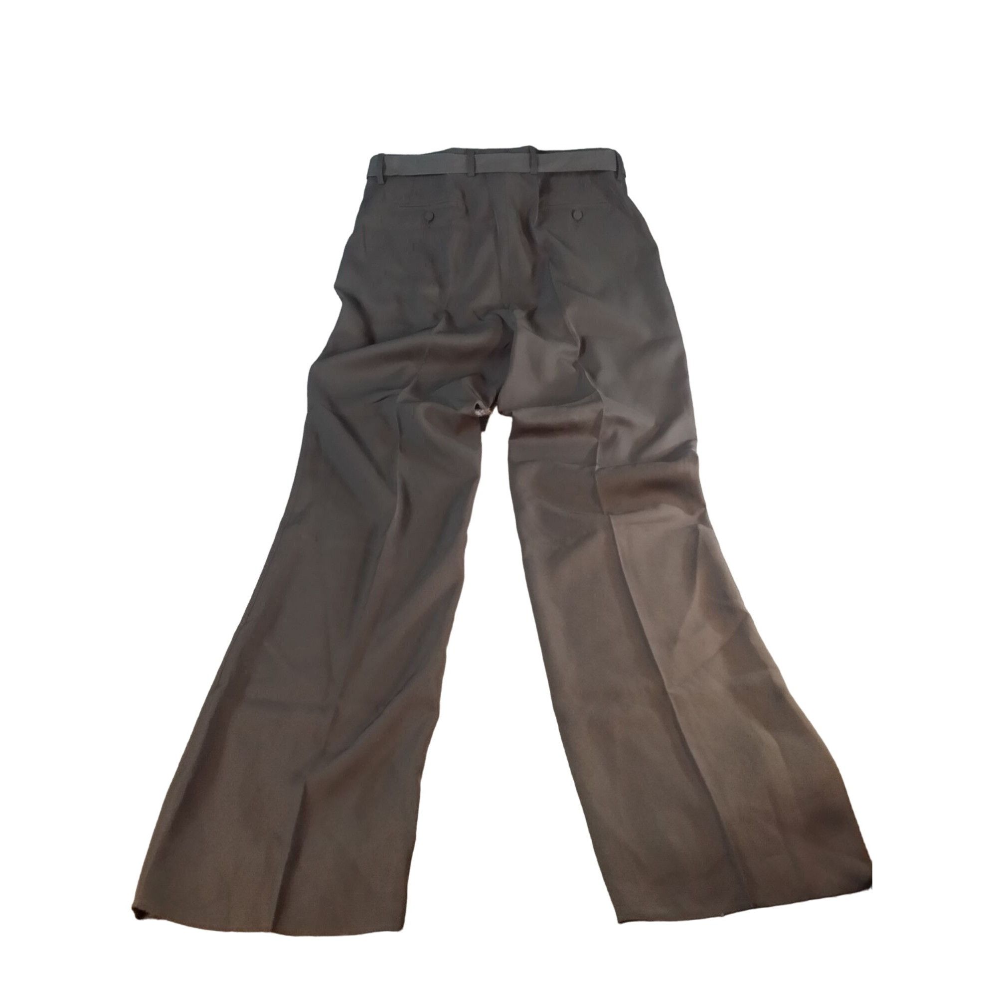 Tom Ford Tom Ford Trouser Dress Pants Women Sz 16 Black Raw Hem Belt Size 38" / US 16 / IT 52 - 7 Thumbnail