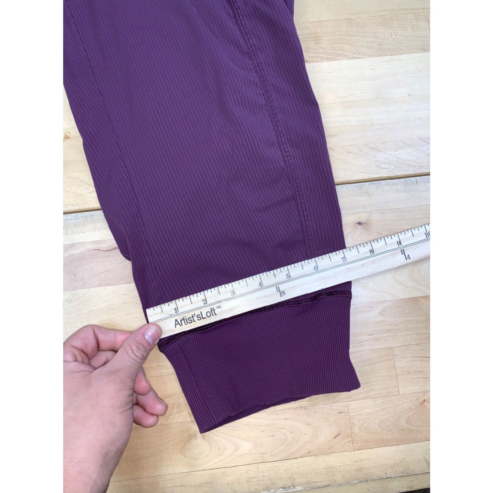 Lululemon Lululemon Pants Womens 8 Purple Cropped Activewear Casual Travel Size 30" / US 8 / IT 44 - 7 Thumbnail