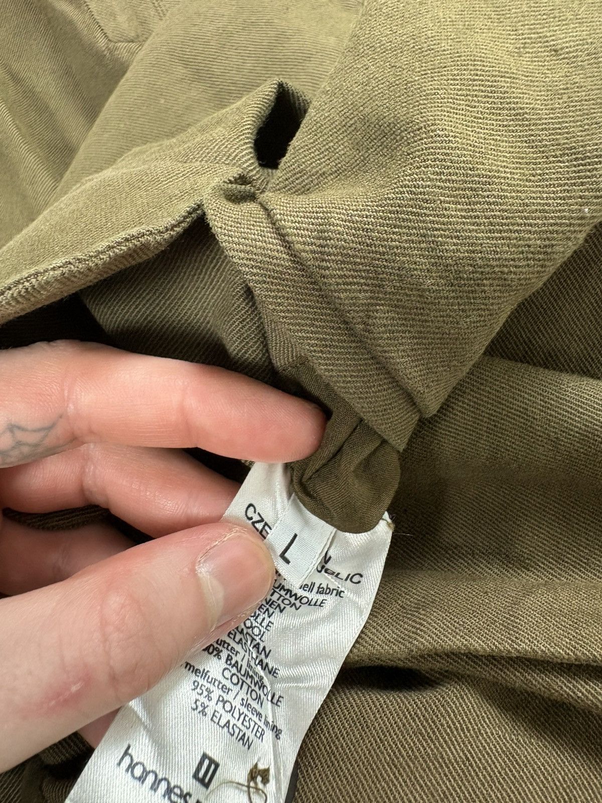 hannes roether Hannes Roether cotton linen wool chore coat jacket archive Size L / US 10 / IT 46 - 5 Thumbnail