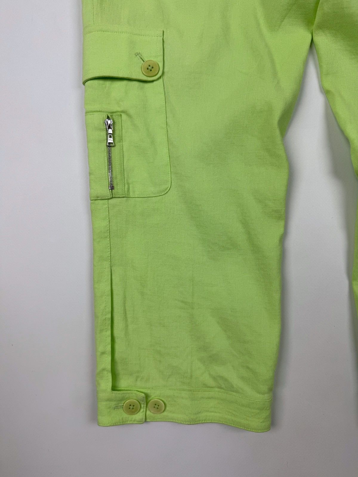 Ralph Lauren Black Label Ralph Lauren Black Label Linen Blend Capri Cargo Pants Size 27" / US 4 / IT 40 - 13 Thumbnail