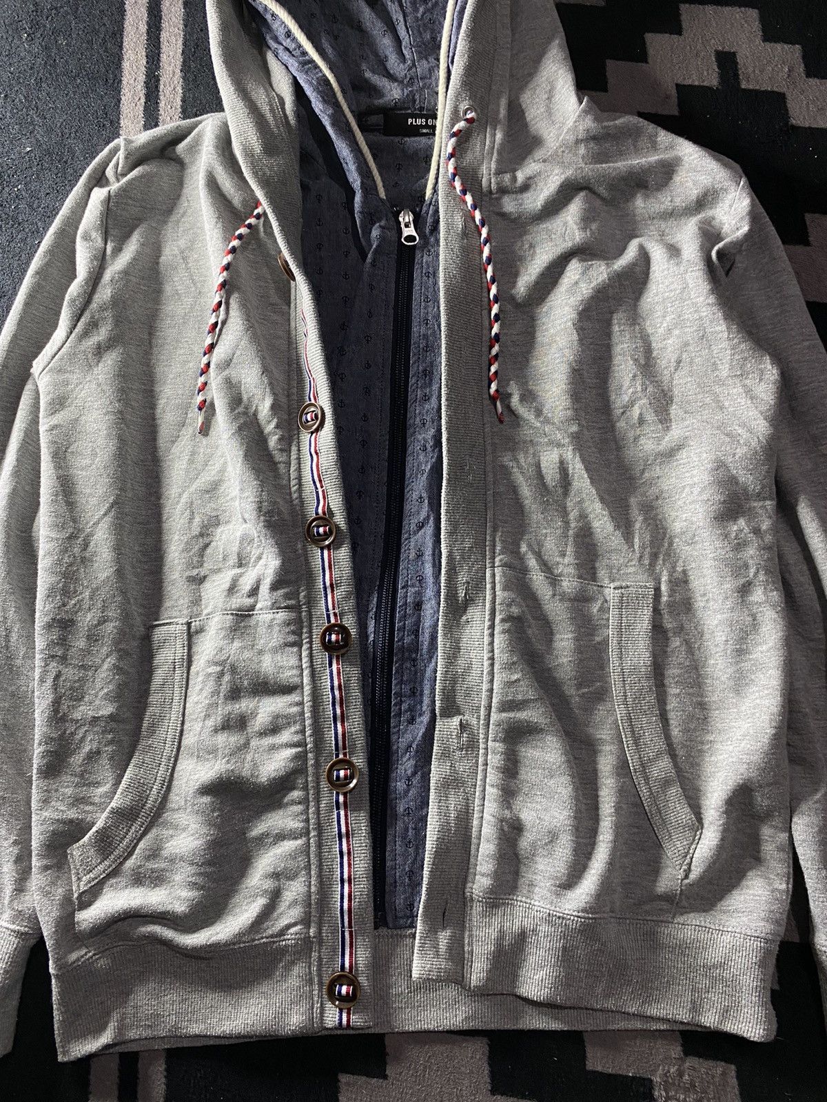 5351 POUR LES HOMMES Japanese plus one double layers hoodie Size US S / EU 44-46 / 1 - 3 Thumbnail