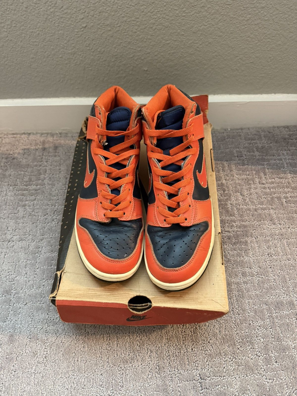 Nike 1999 Nike Dunk High Le Obsidian Size US 9.5 / EU 42-43 - 3 Thumbnail