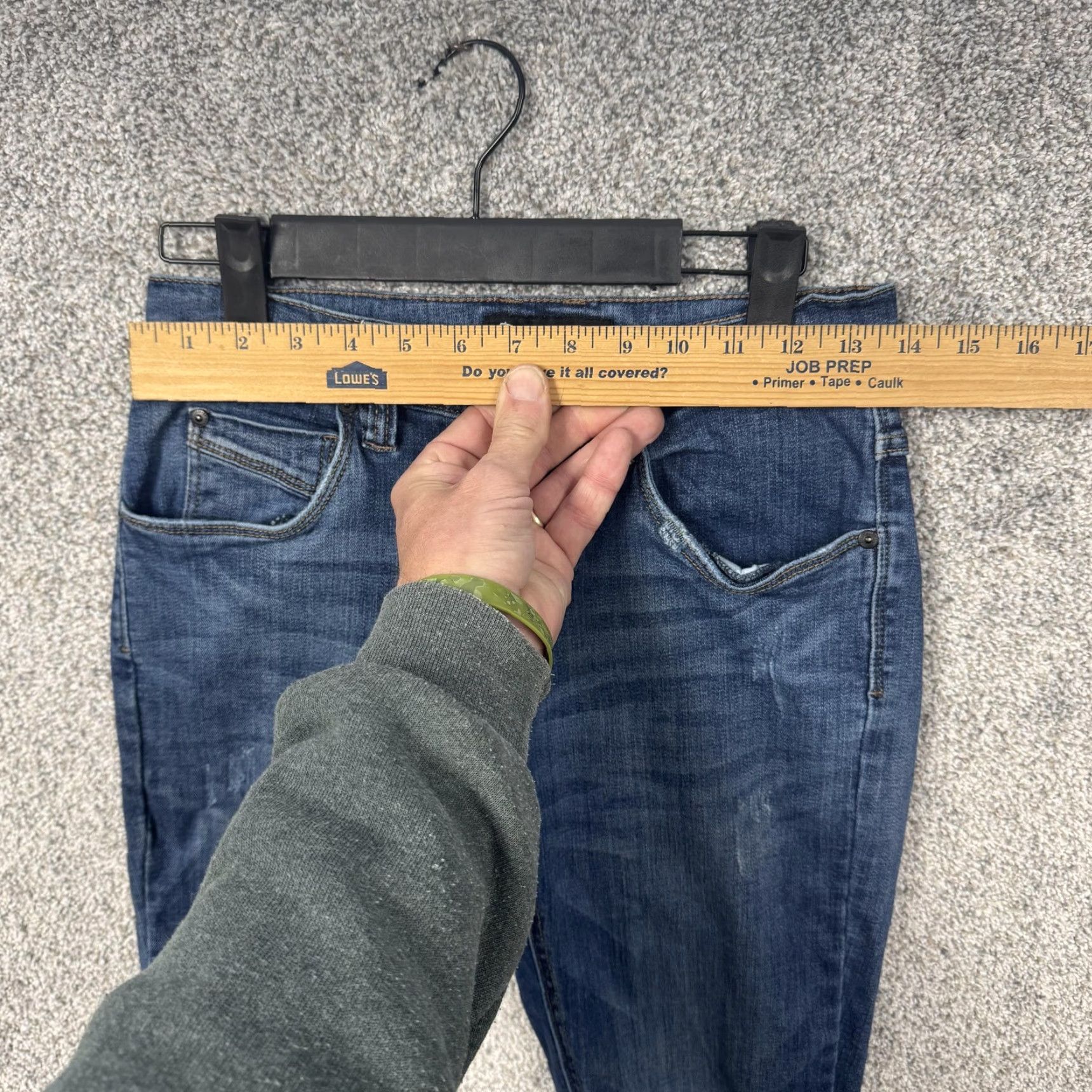 Empyre Empyre Redoil Jeans Mens 28x29.5 Blue Skinny Low Rise Stretch Denim Casual Size US 28 / EU 44 - 2 Thumbnail