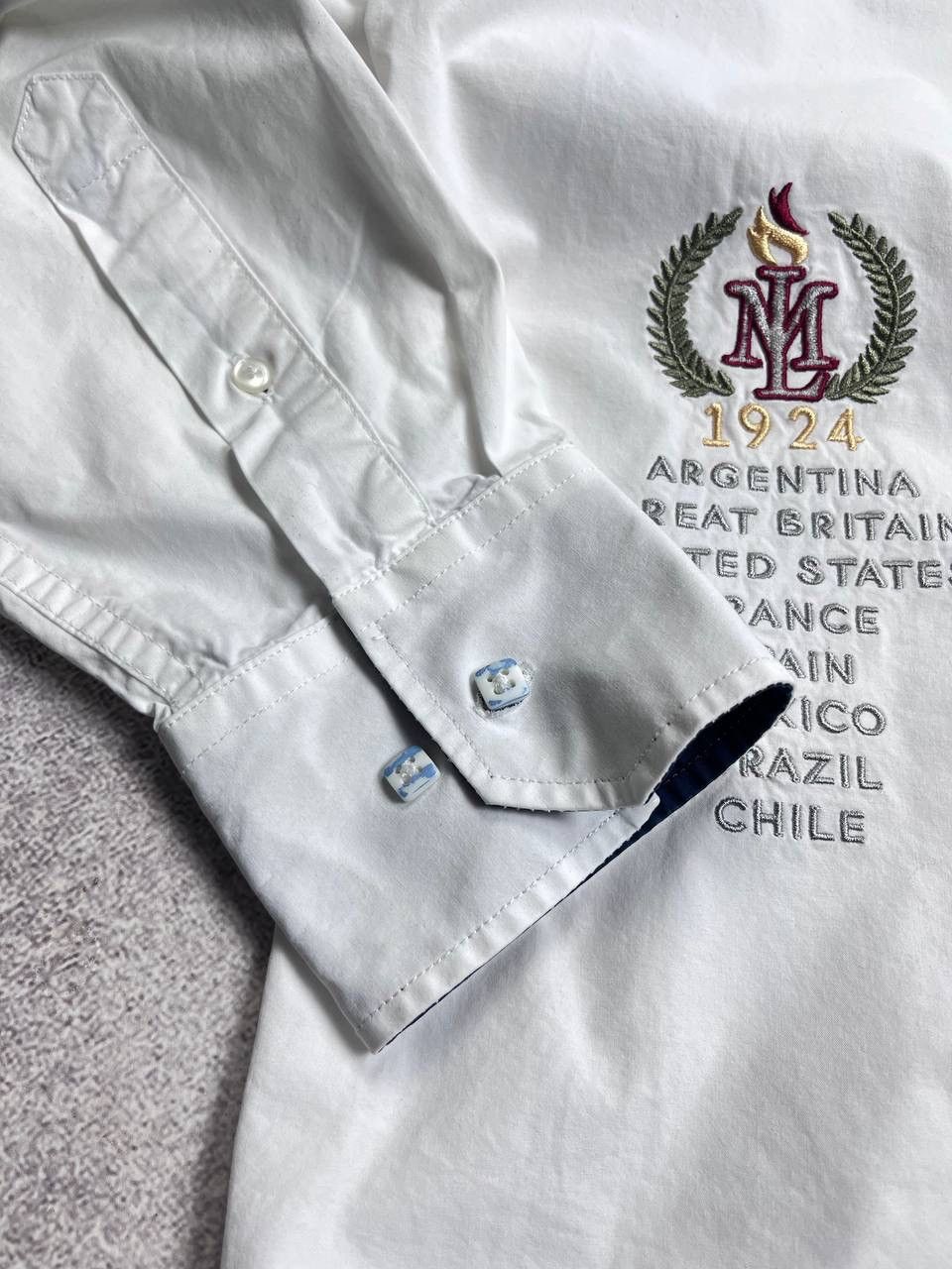 La Martina × Vintage Vintage La Martina Big Logo Polo Shirt Y2K M Size US L / EU 52-54 / 3 - 8 Thumbnail