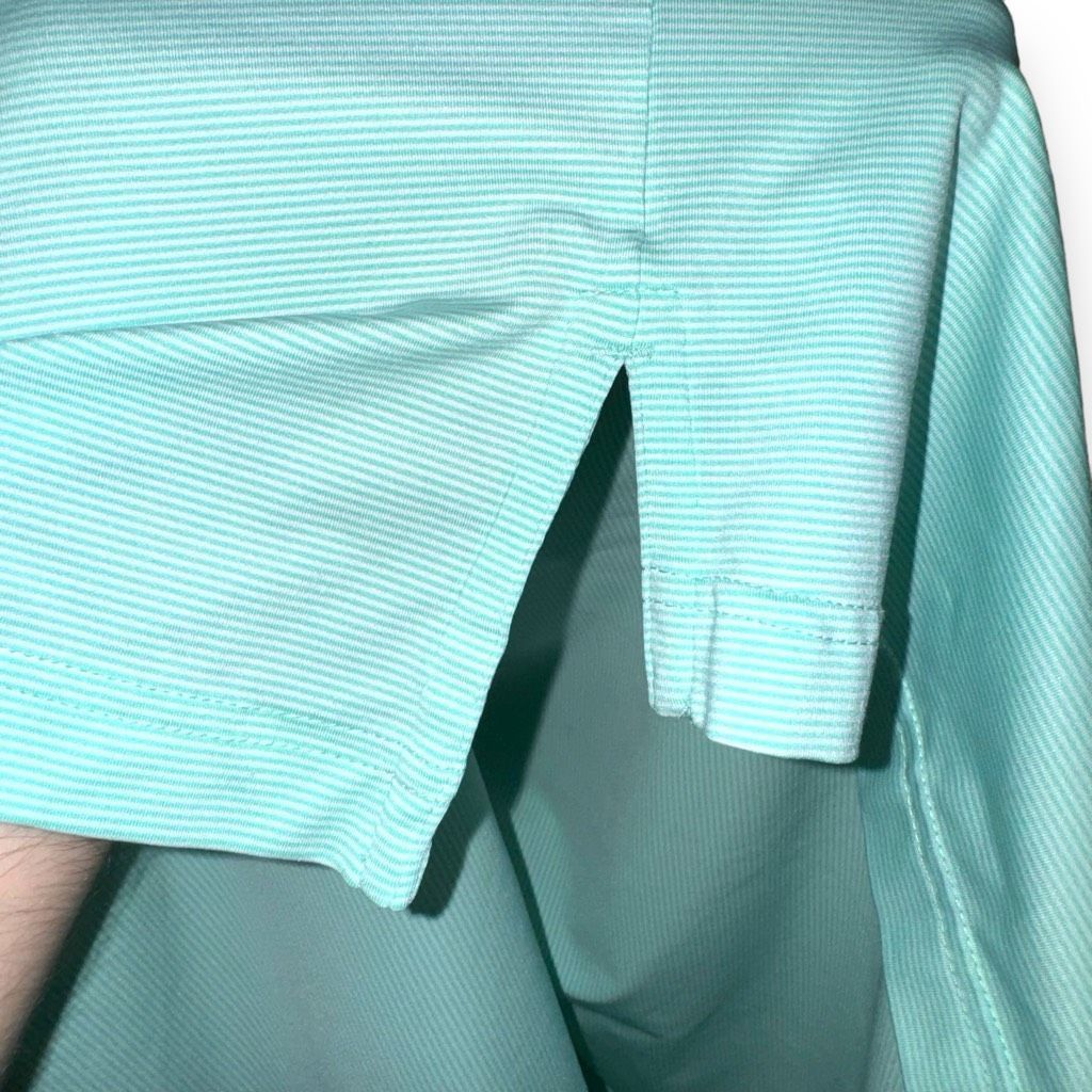 Peter Millar Peter Millar Teal Blue Summer Comfort Golf Polo Shirt Size L Size US L / EU 52-54 / 3 - 10 Thumbnail