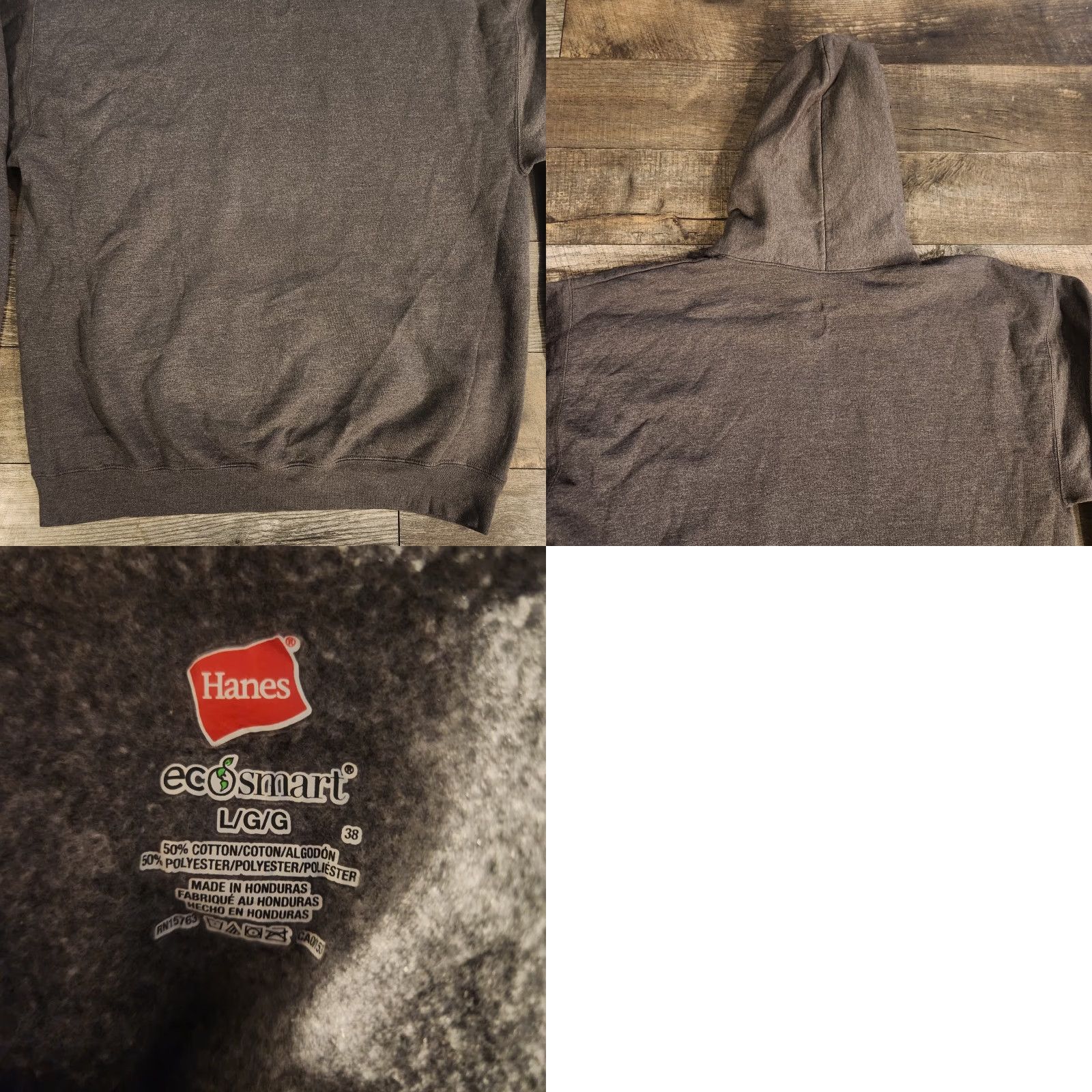 Hanes Aprilia Racing Motorcycle Hoodie Mens Large Gray Size US L / EU 52-54 / 3 - 8 Thumbnail