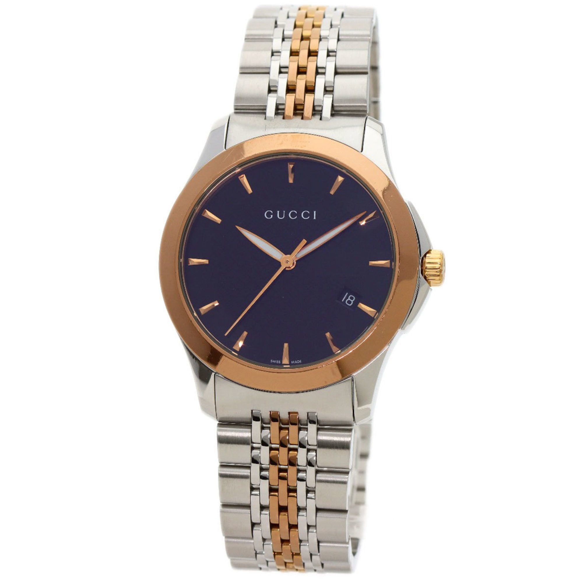 Gucci Gucci 126.4 G Timeless Watch Stainless Steel PGP Men's GUCCI Size ONE SIZE - 1 Thumbnail
