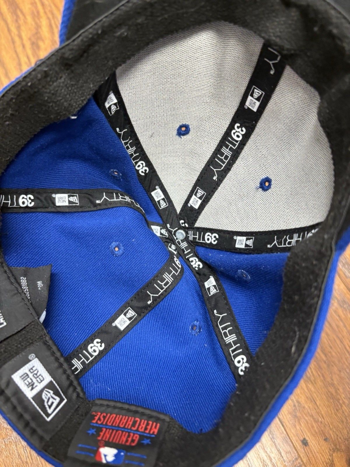 MLB Chicago Cubs Hat Large/XL Blue New Era 39Thirty MLB Genuine Size ONE SIZE - 6 Thumbnail