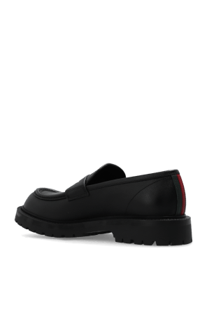 Gucci o1mt1gz0925 Men's Loafers With Web in Black Size US 6.5 / EU 39-40 - 3 Thumbnail