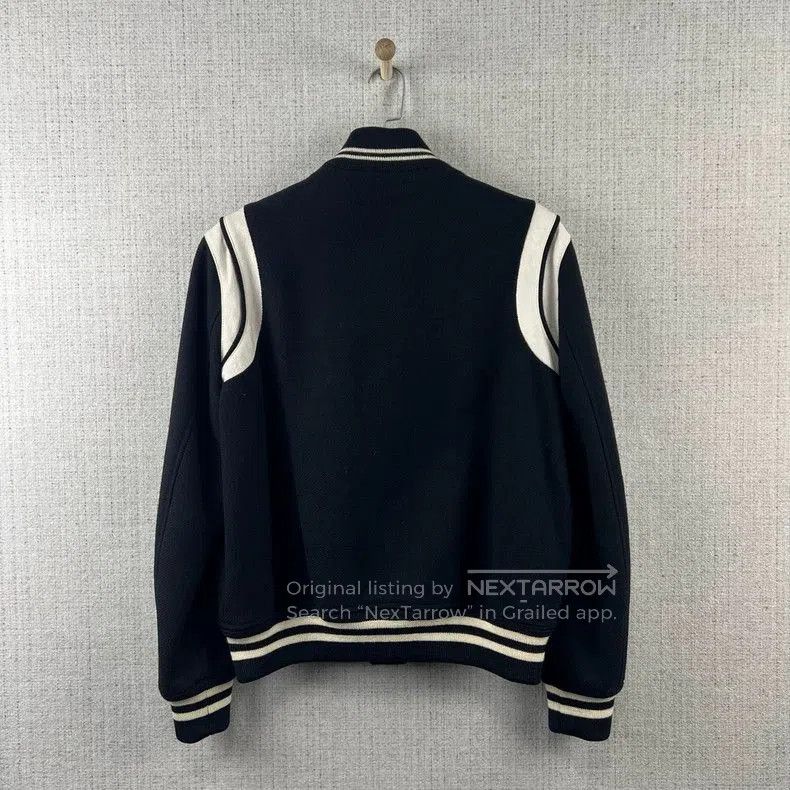 Saint Laurent Paris Saint Laurent Striped Varsity Jacket. Size US L / EU 52-54 / 3 - 4 Thumbnail