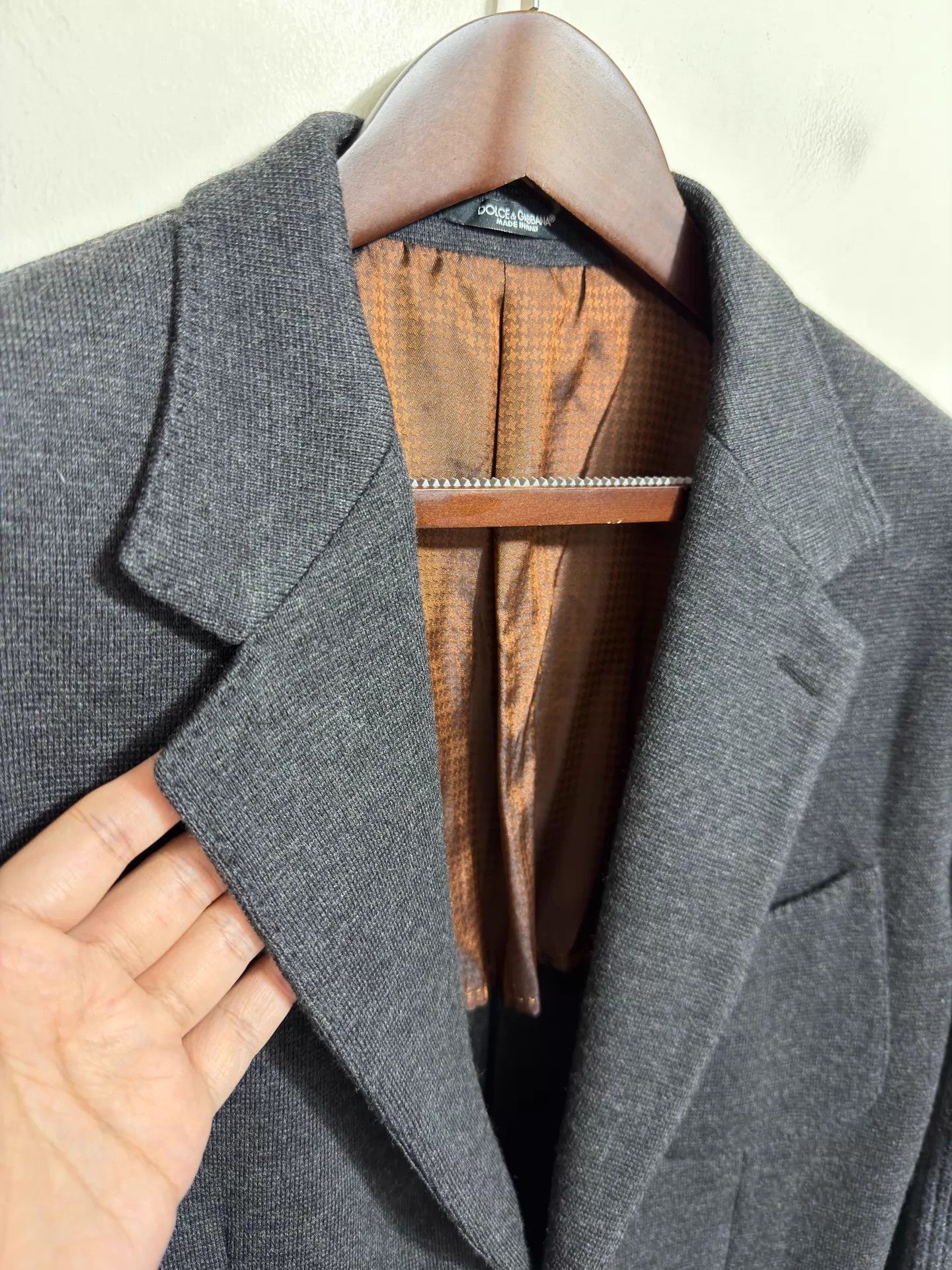 Dolce & Gabbana DG Wool Suit Jacket 54 IT New With Tags Size 54R - 3 Thumbnail