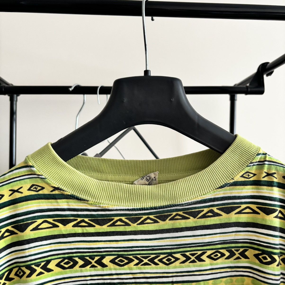Vintage Vintage 80’s Hippy Boho Grunge T-Shirt Boxy ERD Punk Boxy Size US L / EU 52-54 / 3 - 4 Thumbnail