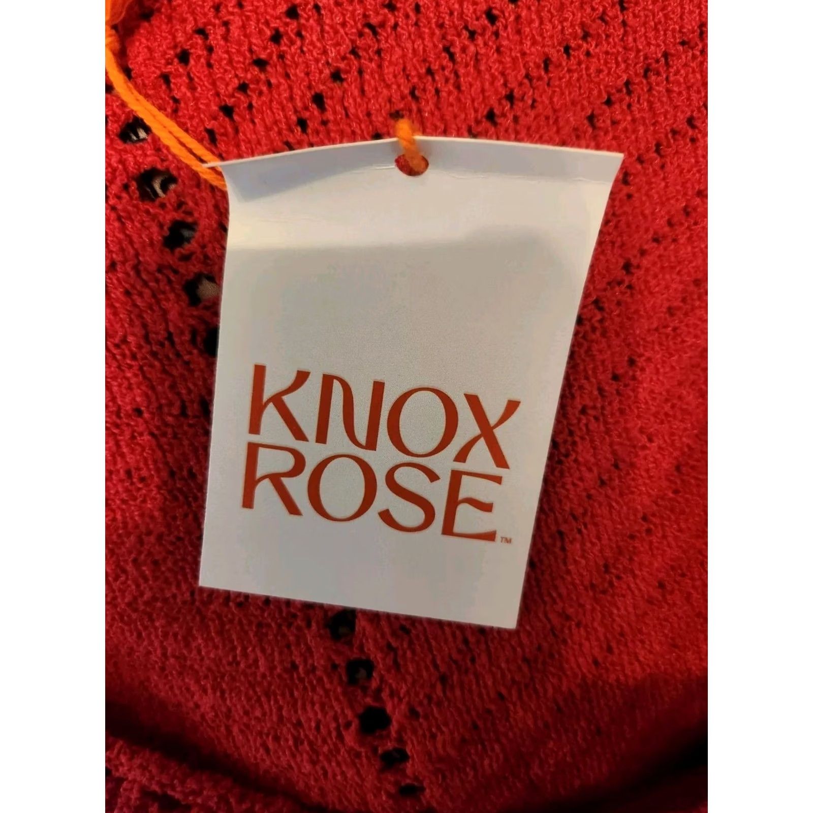 Vintage VINTAGE Knox Rose Sweater Shirt 4X Red Womens Pullover Hipie Boho Knit Button? Size XXL / US 16-18 / IT 52-54 - 7 Thumbnail