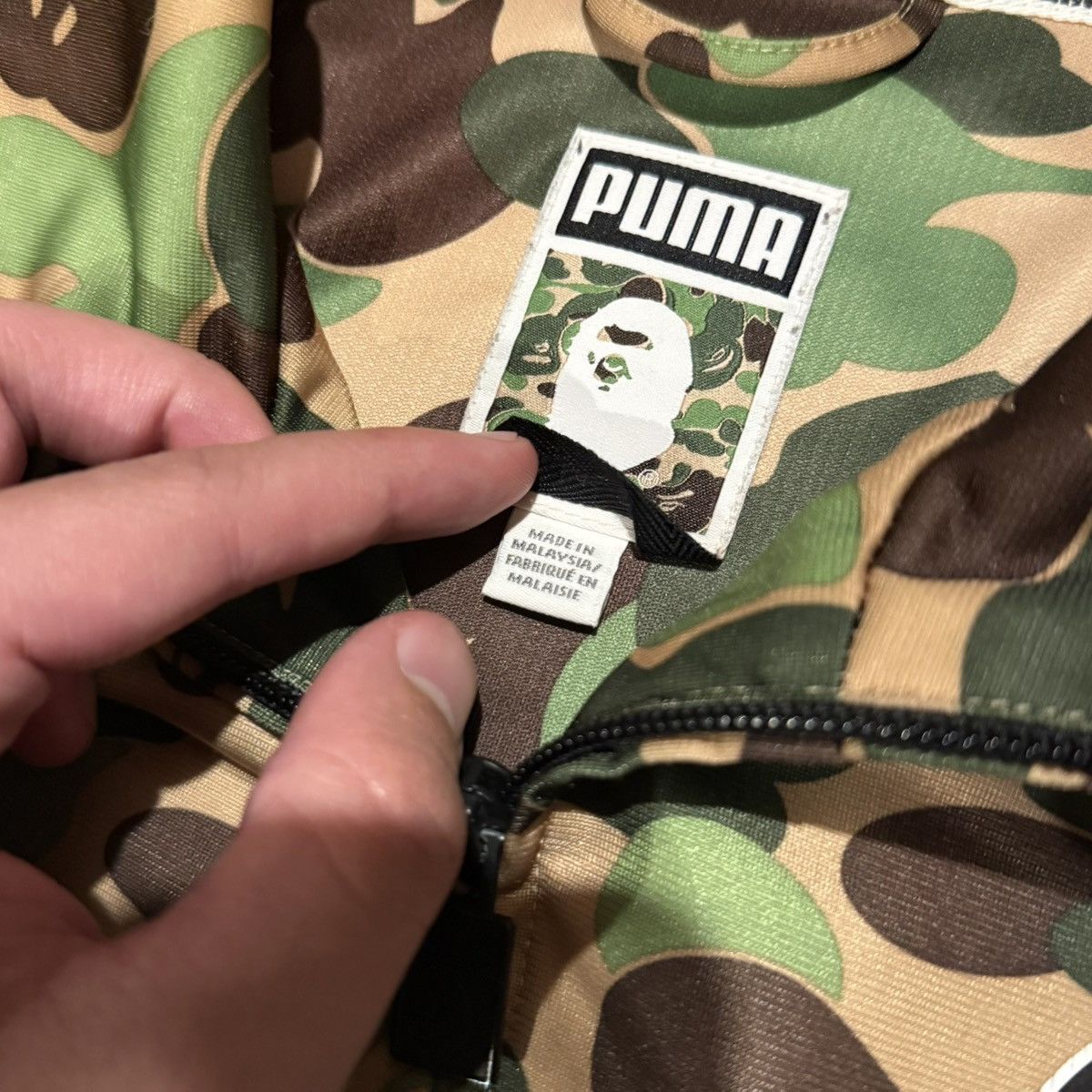 Bape × Puma Bape x Puma ABC Camo Training Zip Up Jacket Bathing Ape F.C. Size US M / EU 48-50 / 2 - 11 Thumbnail