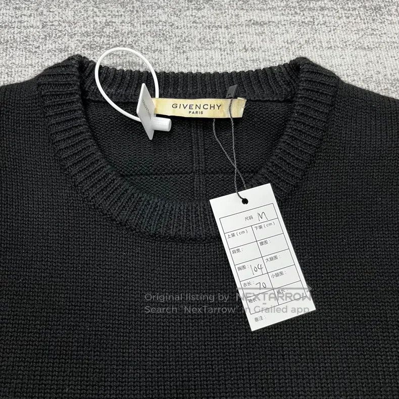 Givenchy Givenchy Letter Logo Wool Sweater Size US M / EU 48-50 / 2 - 3 Thumbnail