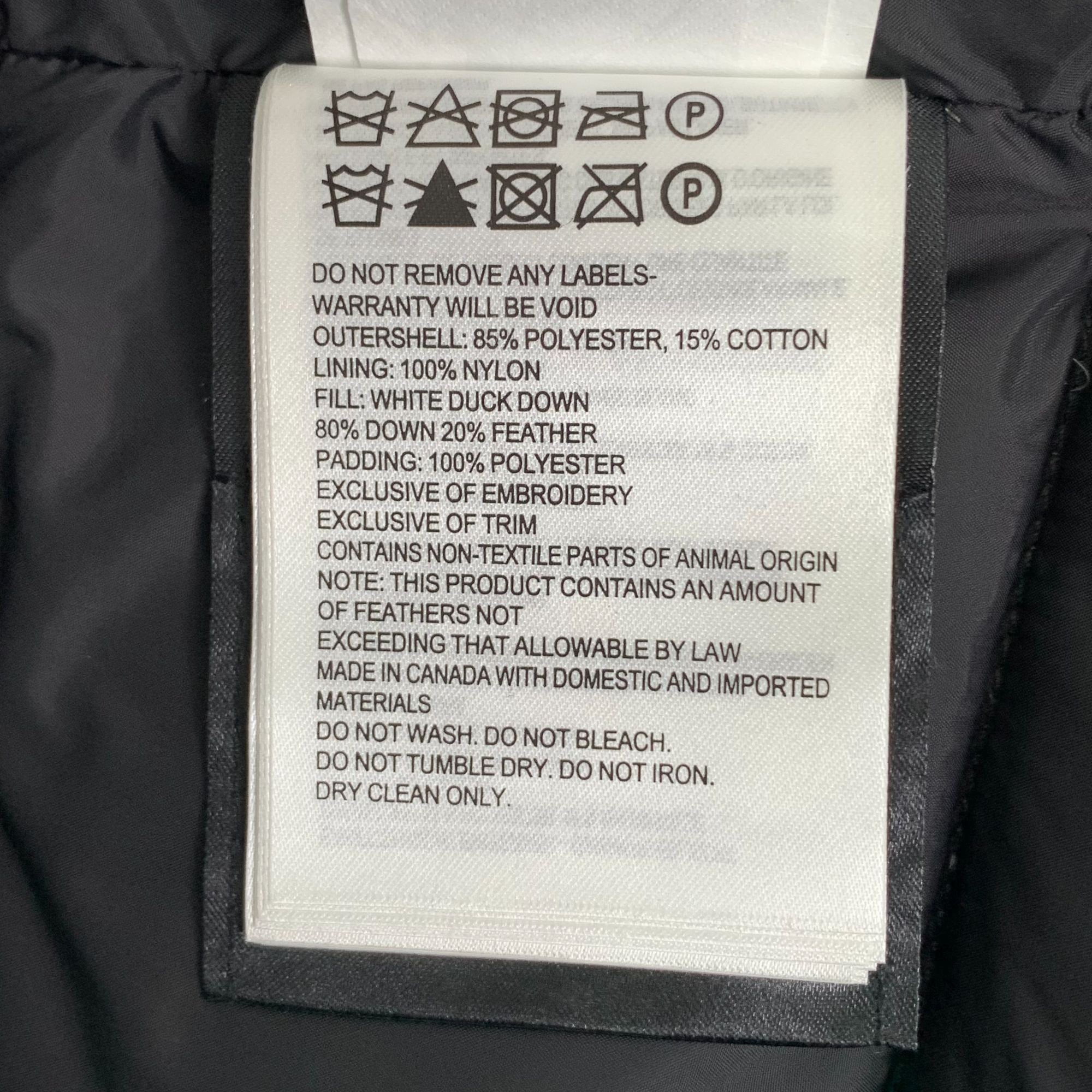 Canada Goose Canada Goose Black Logo Patch Zip-Up Down Vest (Size S) Size US S / EU 44-46 / 1 - 5 Thumbnail