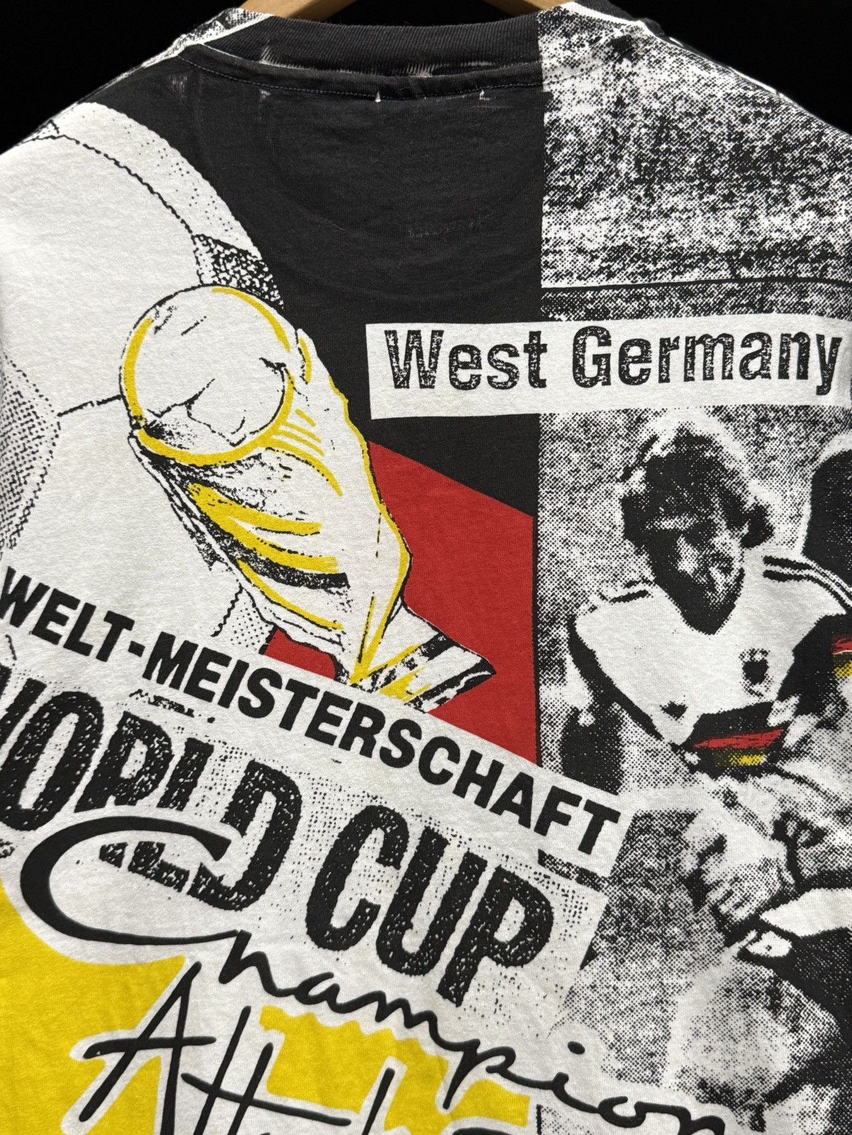 Vintage Vintage 90s Aop West Germany World Cup Attack Sport Tee Size US M / EU 48-50 / 2 - 10 Thumbnail