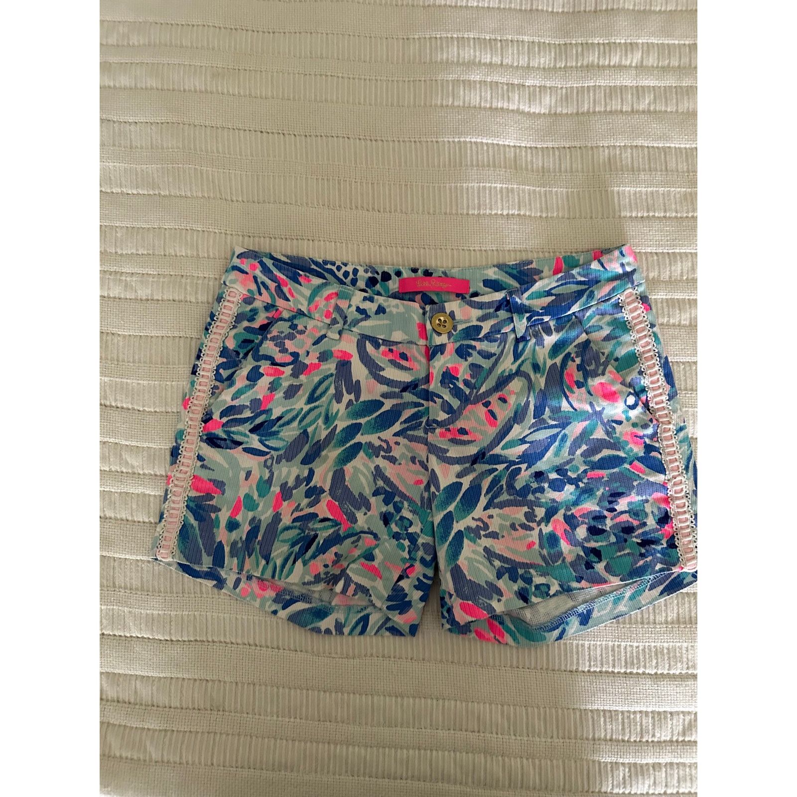 Lilly Pulitzer Lilly Pulitzer 00 Chino Shorts Size 24" / US 00 / IT 34 - 1 Thumbnail