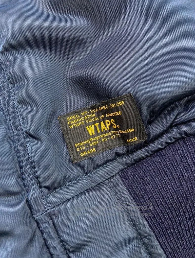 Wtaps Wtaps Big Logo Fur Hood Fligjt Jacket Size US M / EU 48-50 / 2 - 4 Thumbnail