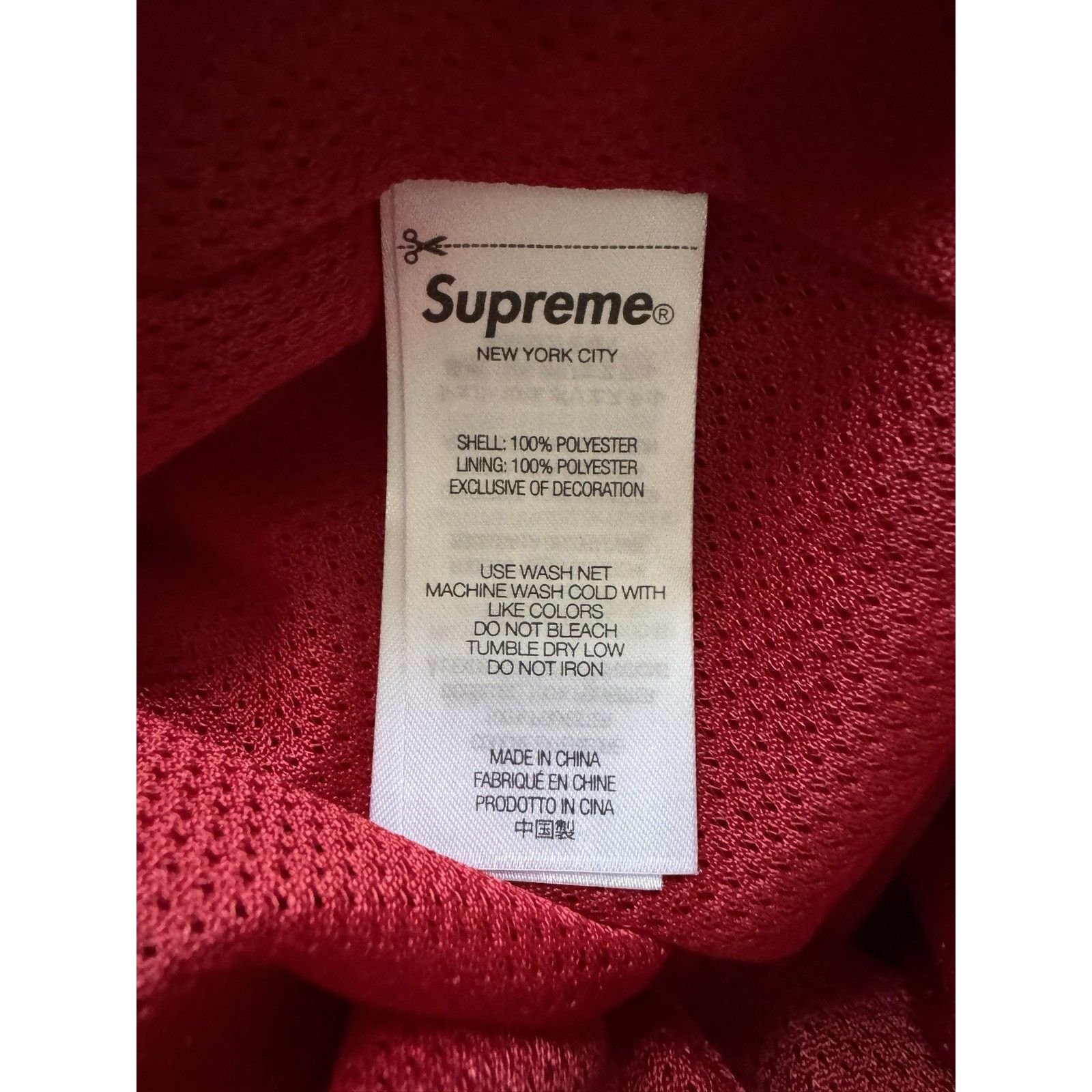 Supreme Supreme Reflective Piping Track Pant Red Large Size US 34 / EU 50 - 7 Thumbnail
