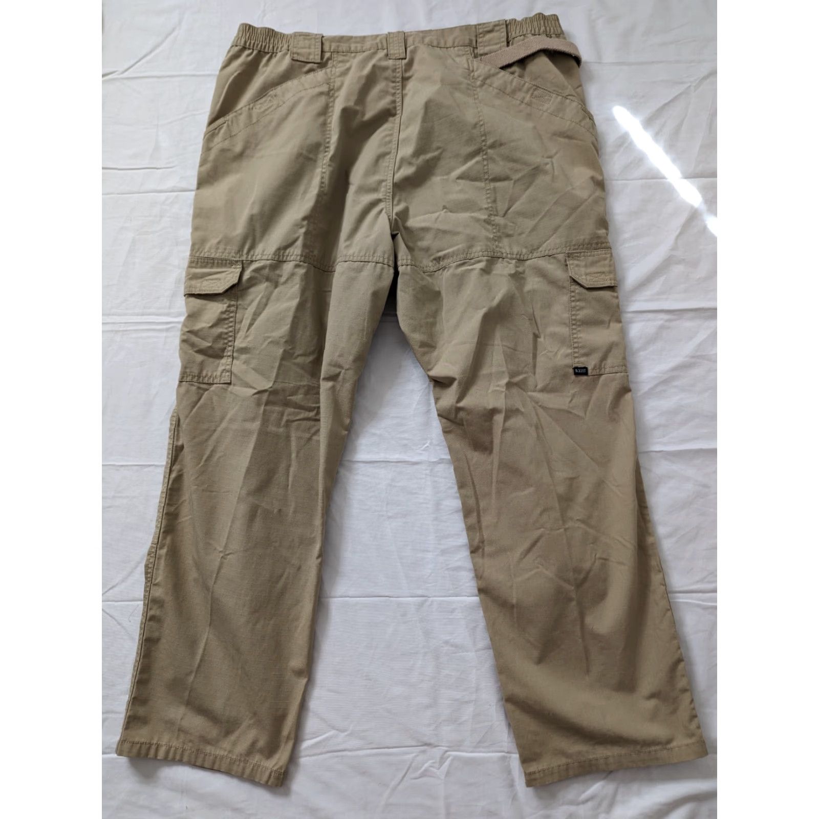 Vintage 5.11 Tactical Pants Mens 44x32 Beige Cargo Survivalist Ripstop Workwear Cargo Pants Mens 44x32 Beige Mens Size US 44 / EU 60 - 2 Thumbnail