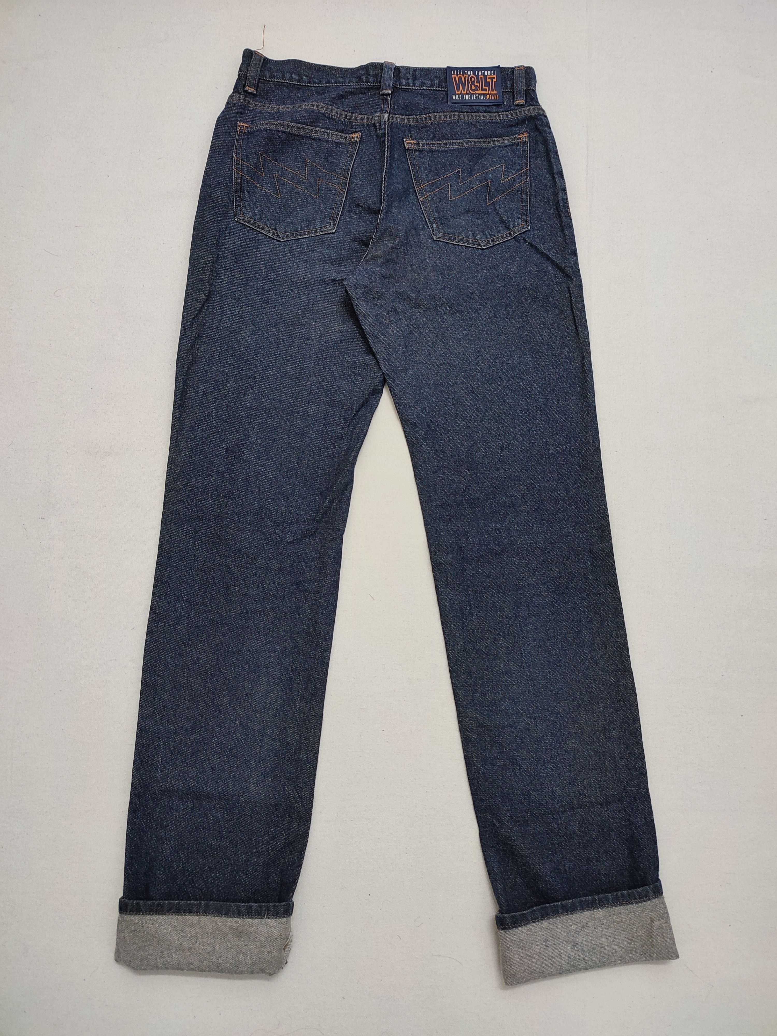 W&LT × Walter Van Beirendonck W&LT Kiss The Future Women Jeans Size 29" - 2 Thumbnail